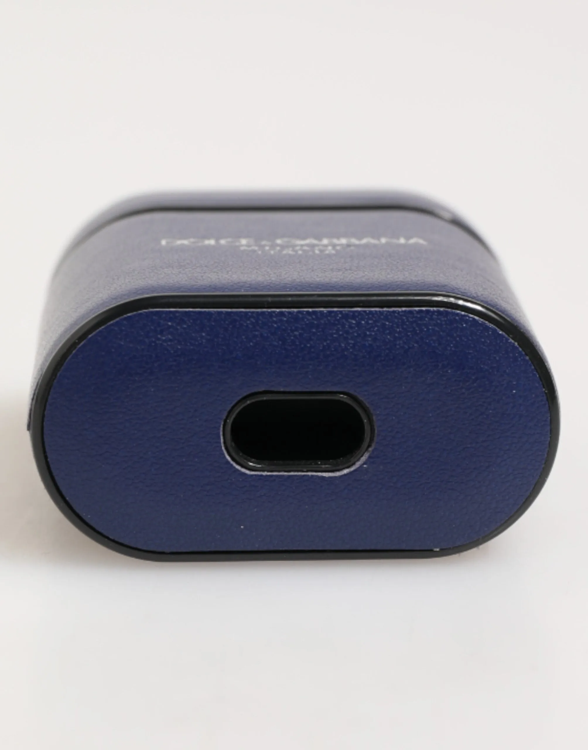 Dolce & Gabbana Blue Leather Logo Print Flip Holder Men Airpods Case sold by Siebentaschen product image thumbnail 5