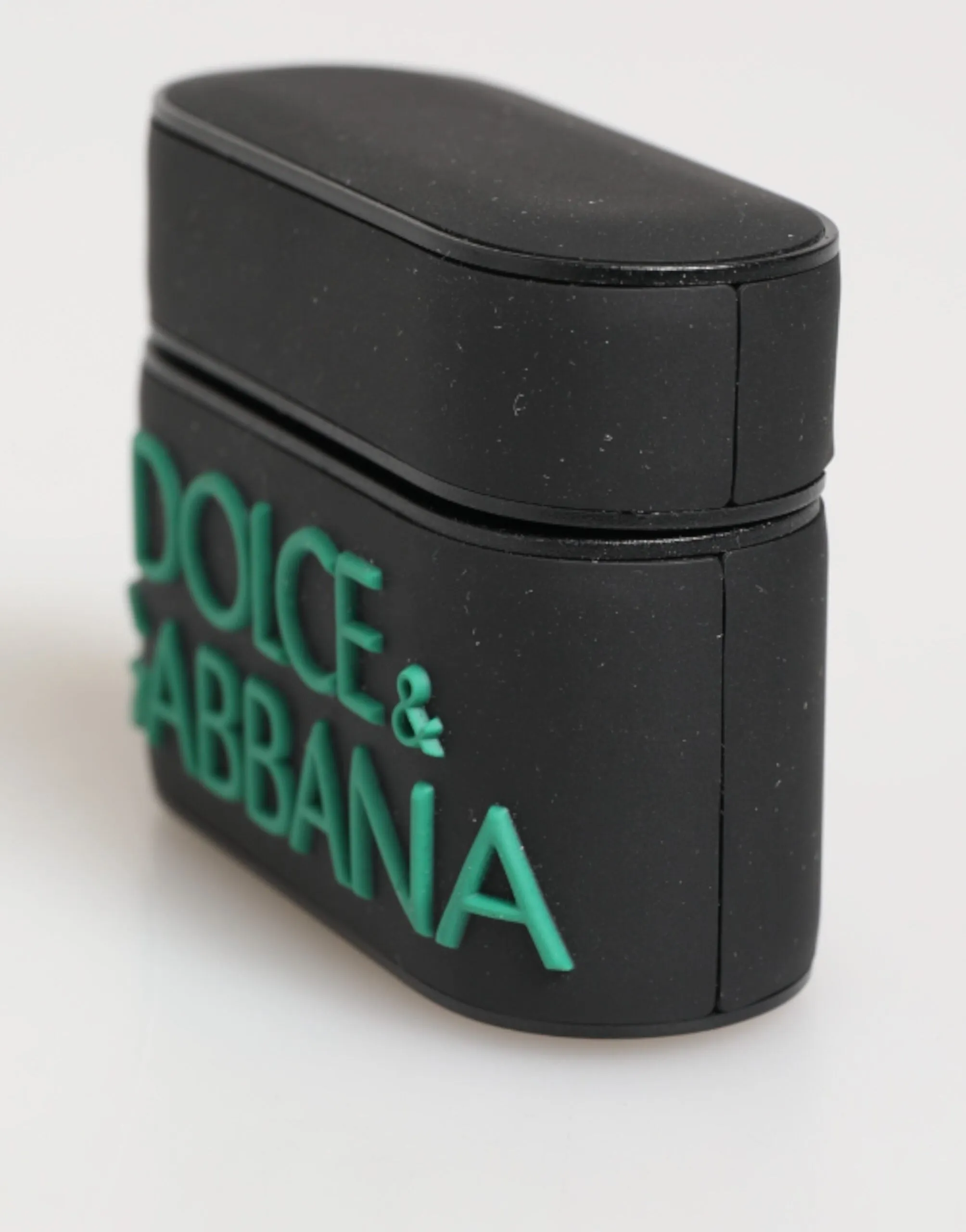 Dolce & Gabbana Black Mint Rubber Logo Embossed Accessory Airpods Case sold by Siebentaschen product image thumbnail 3