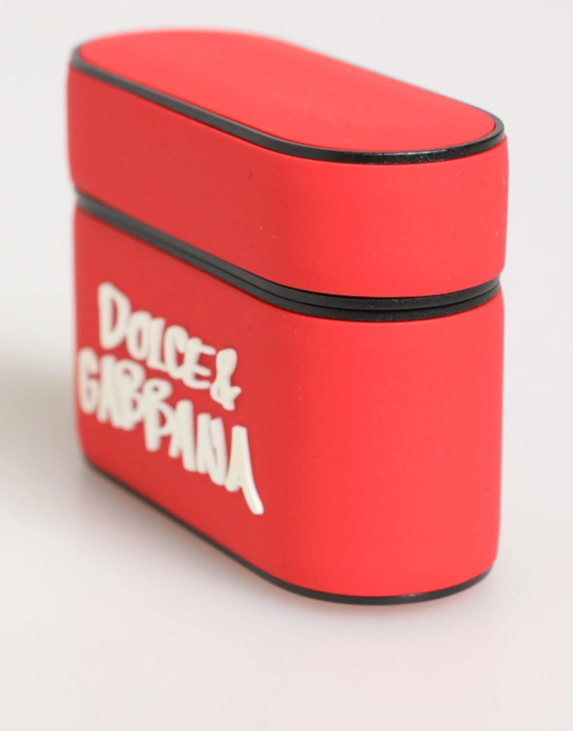 Dolce & Gabbana Red PVC DG Logo Embossed Men Flip Holder Airpods Case sold by Siebentaschen product image thumbnail 3