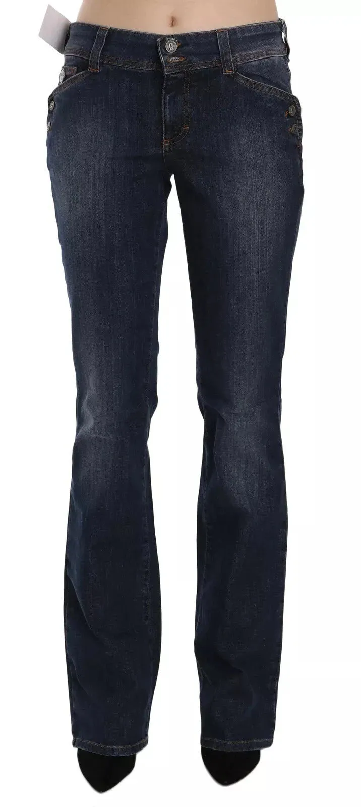 John Galliano Blue Washed Mid Waist Flared Denim Casual Pants Jeans sold by Siebentaschen product image thumbnail 2