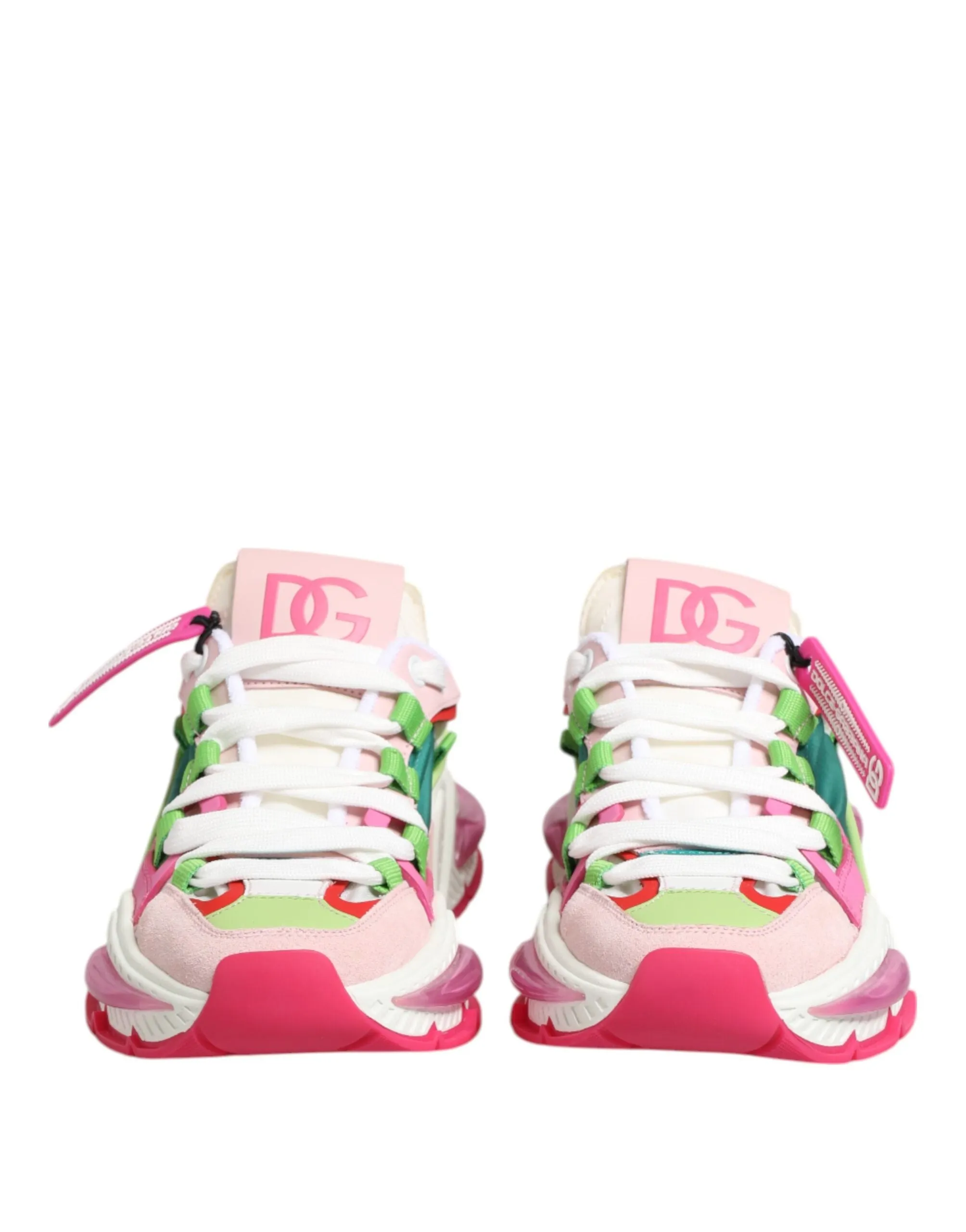 Dolce & Gabbana Multicolor Leather Airmaster Low Top Sneaker Shoes sold by Siebentaschen product image thumbnail 3