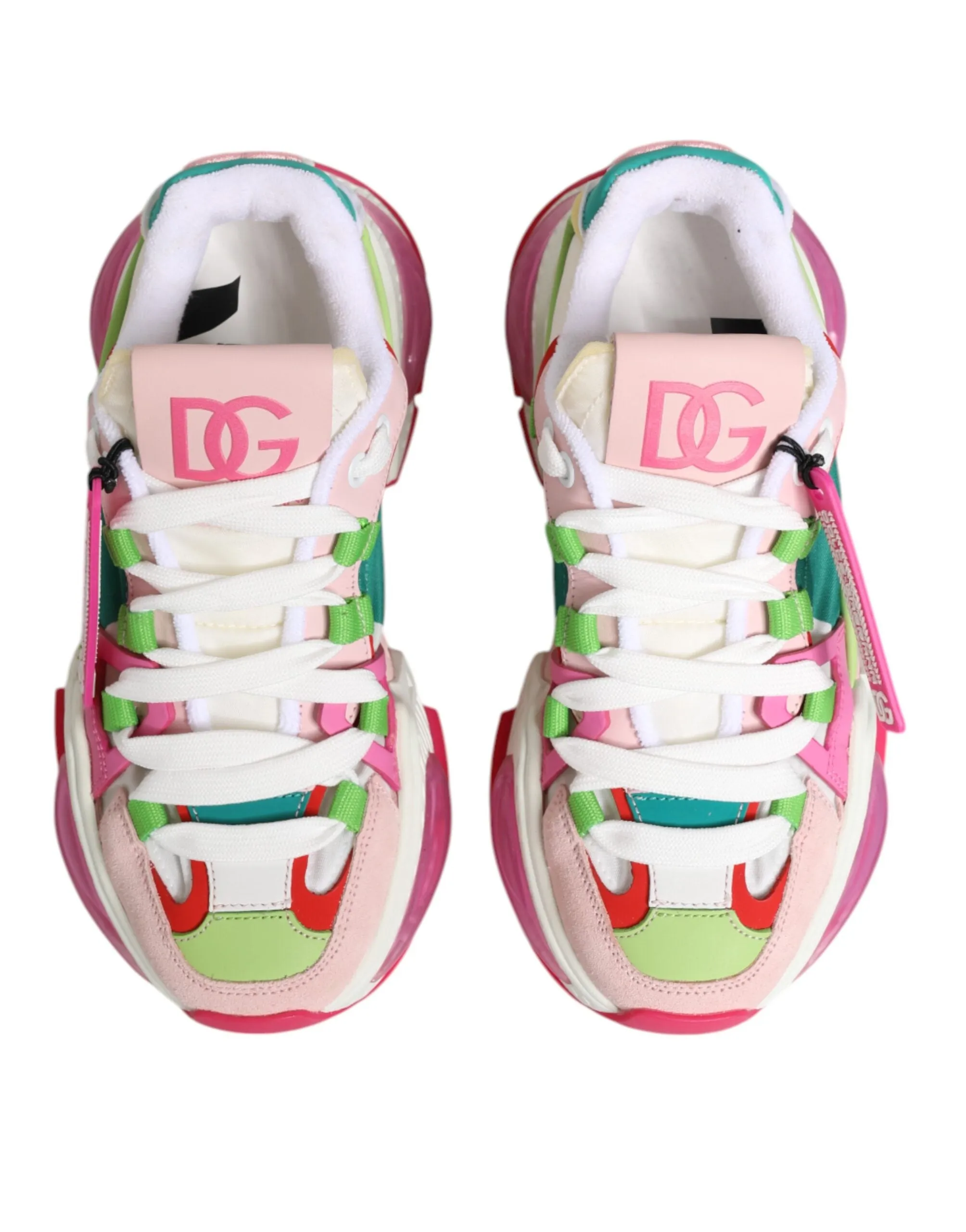 Dolce & Gabbana Multicolor Leather Airmaster Low Top Sneaker Shoes sold by Siebentaschen product image thumbnail 4