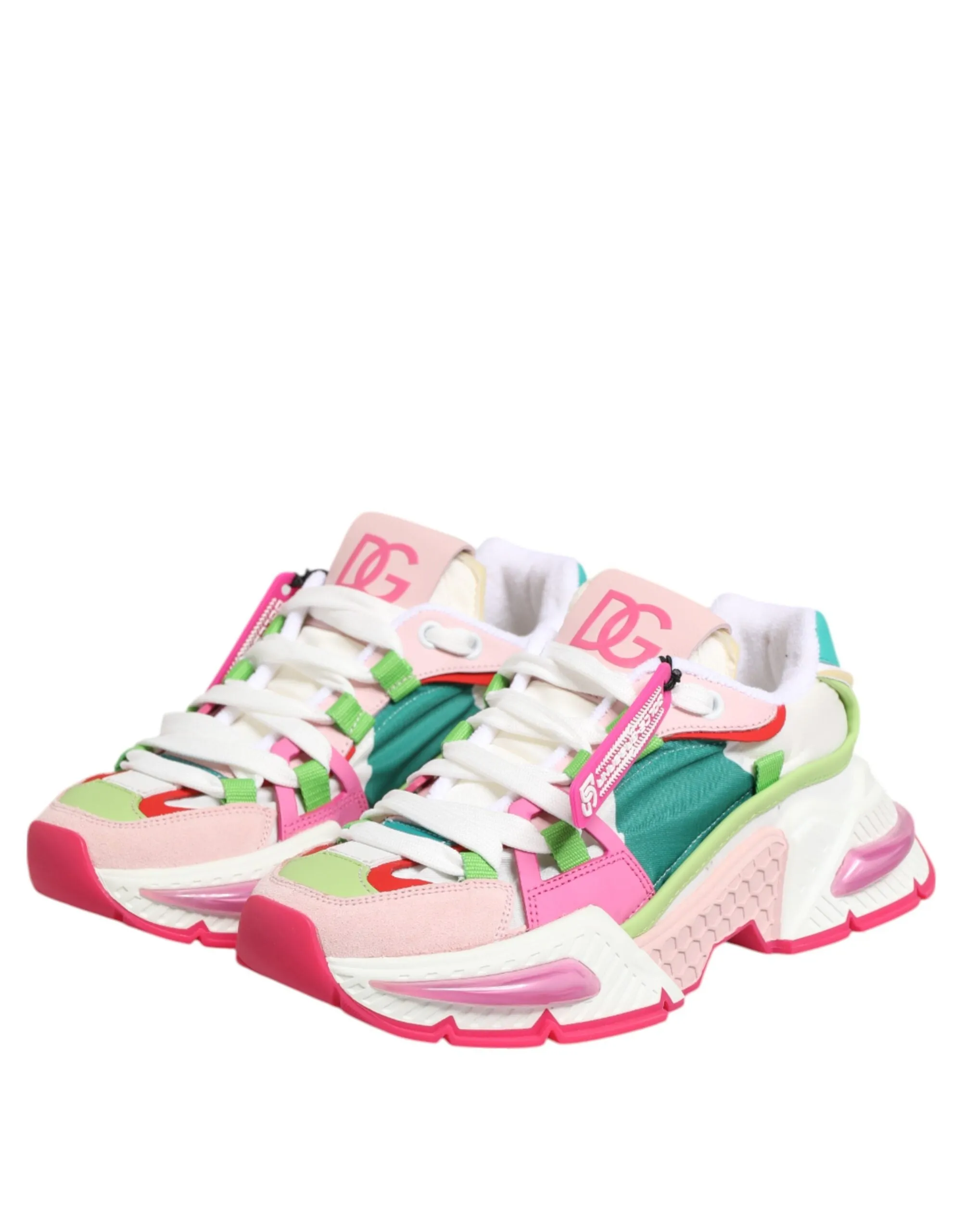 Dolce & Gabbana Multicolor Leather Airmaster Low Top Sneaker Shoes sold by Siebentaschen product image thumbnail 5