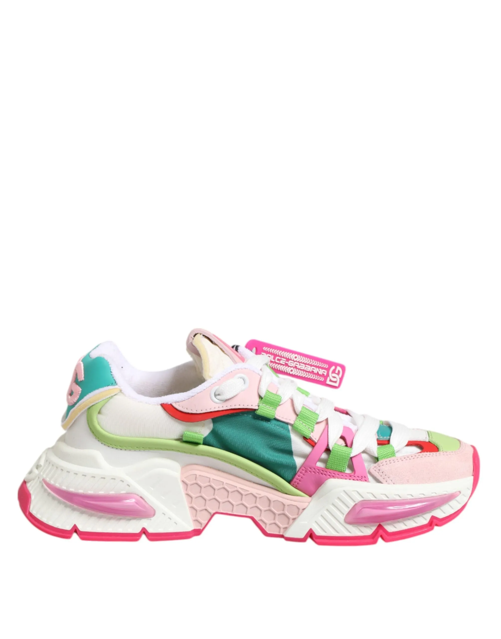 Dolce & Gabbana Multicolor Leather Airmaster Low Top Sneaker Shoes sold by Siebentaschen product image thumbnail 2