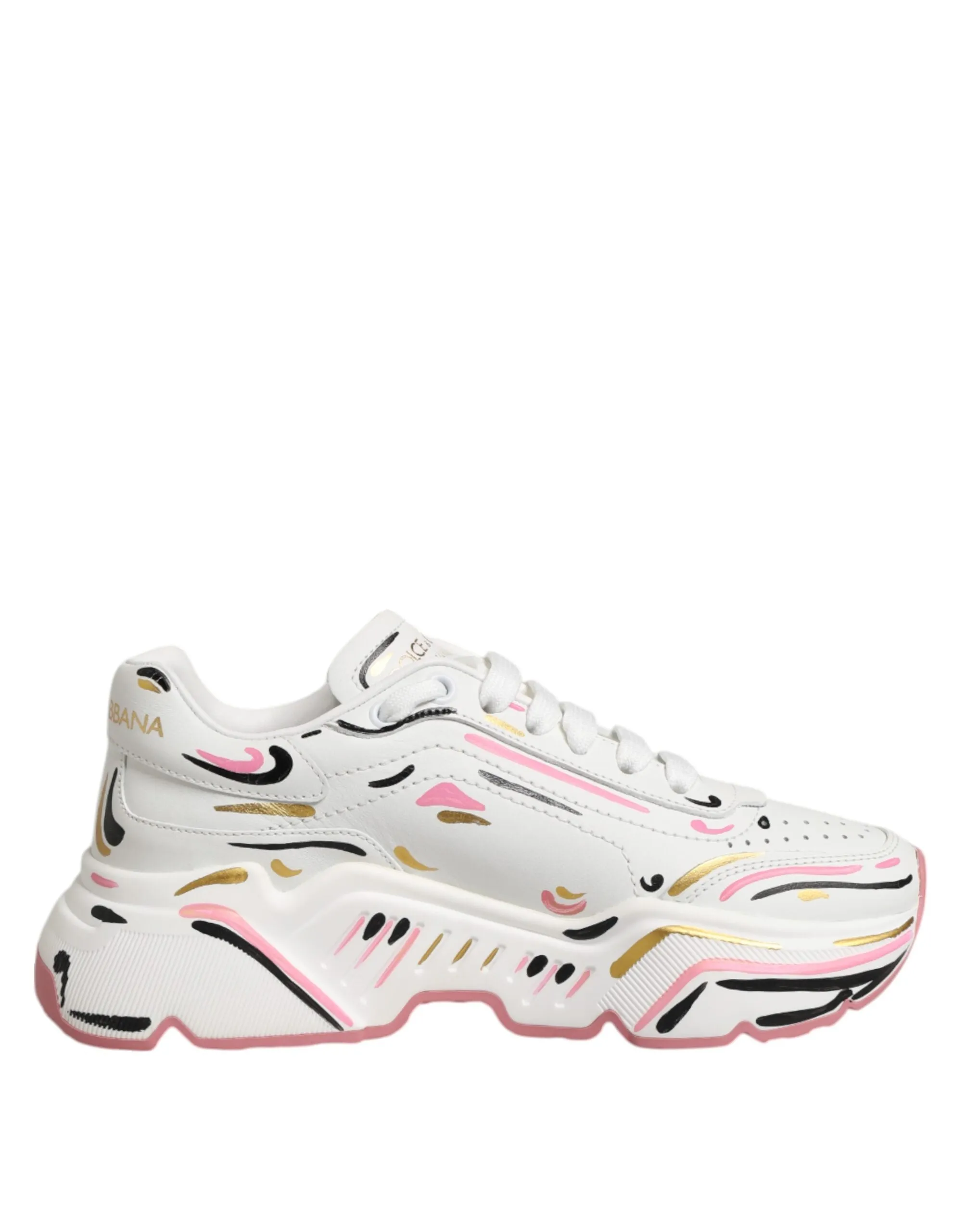 Dolce & Gabbana Multicolor Hand Painted DAYMASTER Sneaker Shoes sold by Siebentaschen product image thumbnail 2