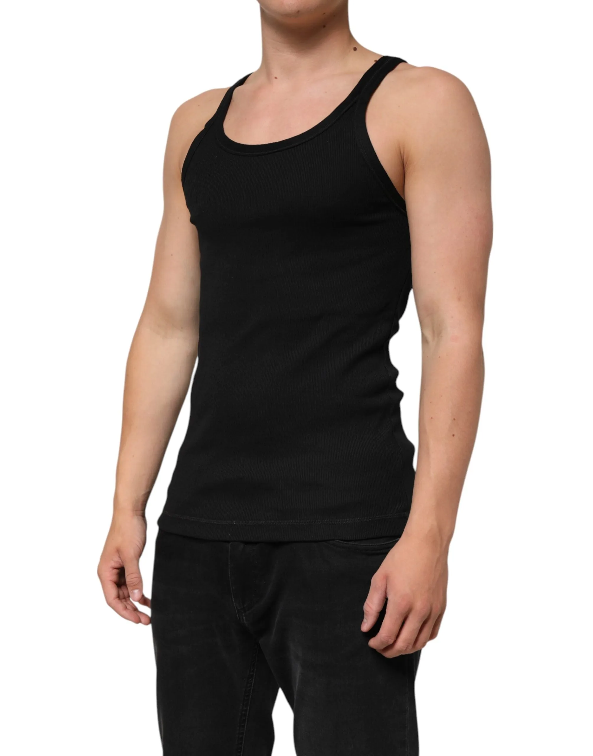 Dolce & Gabbana Black Tank Sleeveless Underwear Men T-shirt sold by Siebentaschen product image thumbnail 3