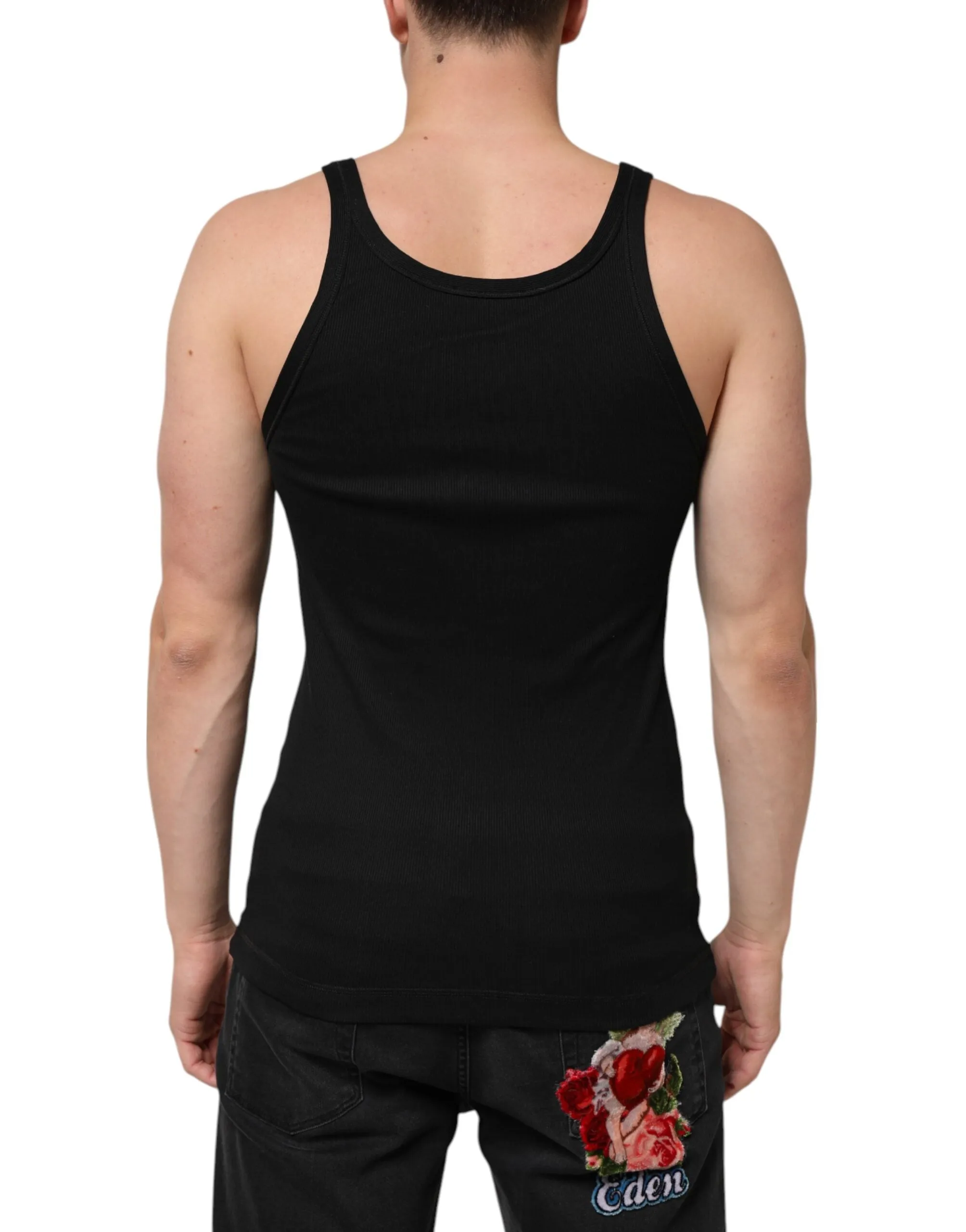 Dolce & Gabbana Black Tank Sleeveless Underwear Men T-shirt sold by Siebentaschen product image thumbnail 4