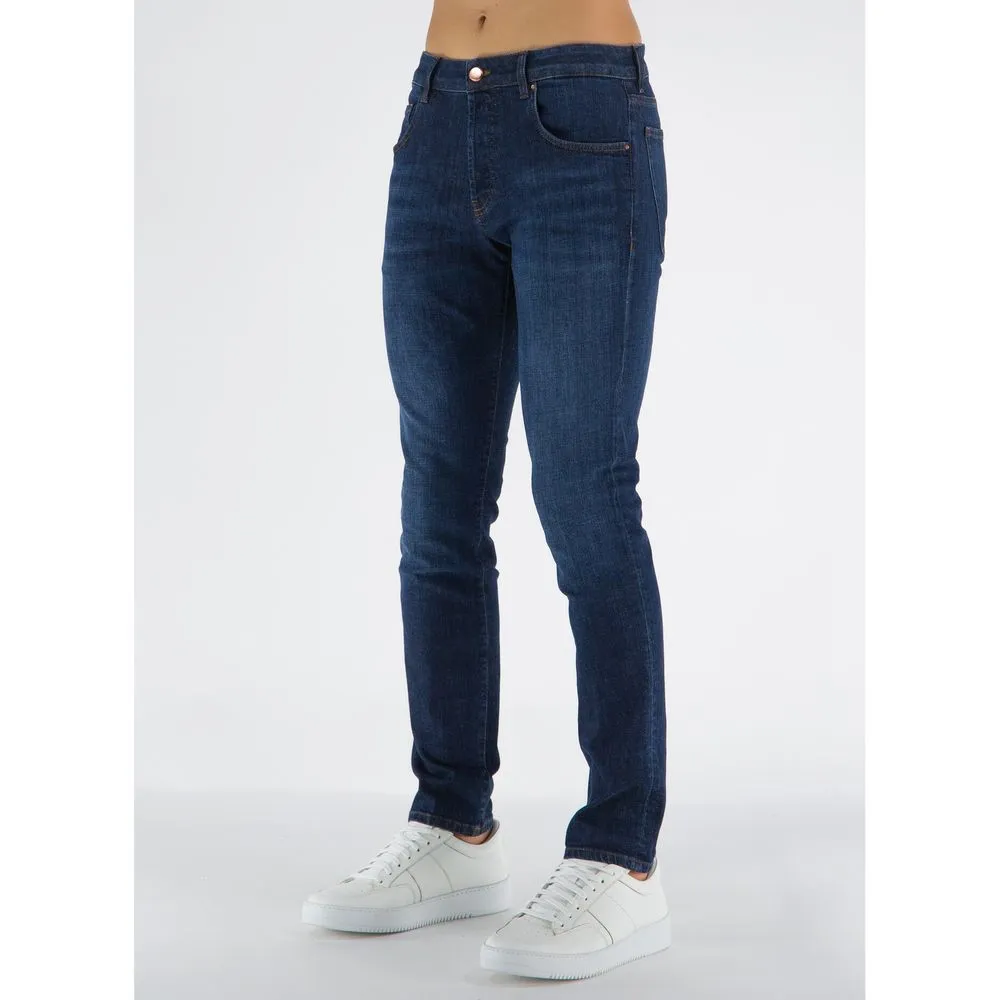 Don The Fuller Blue Cotton Men's Jeans sold by Siebentaschen product image thumbnail 3