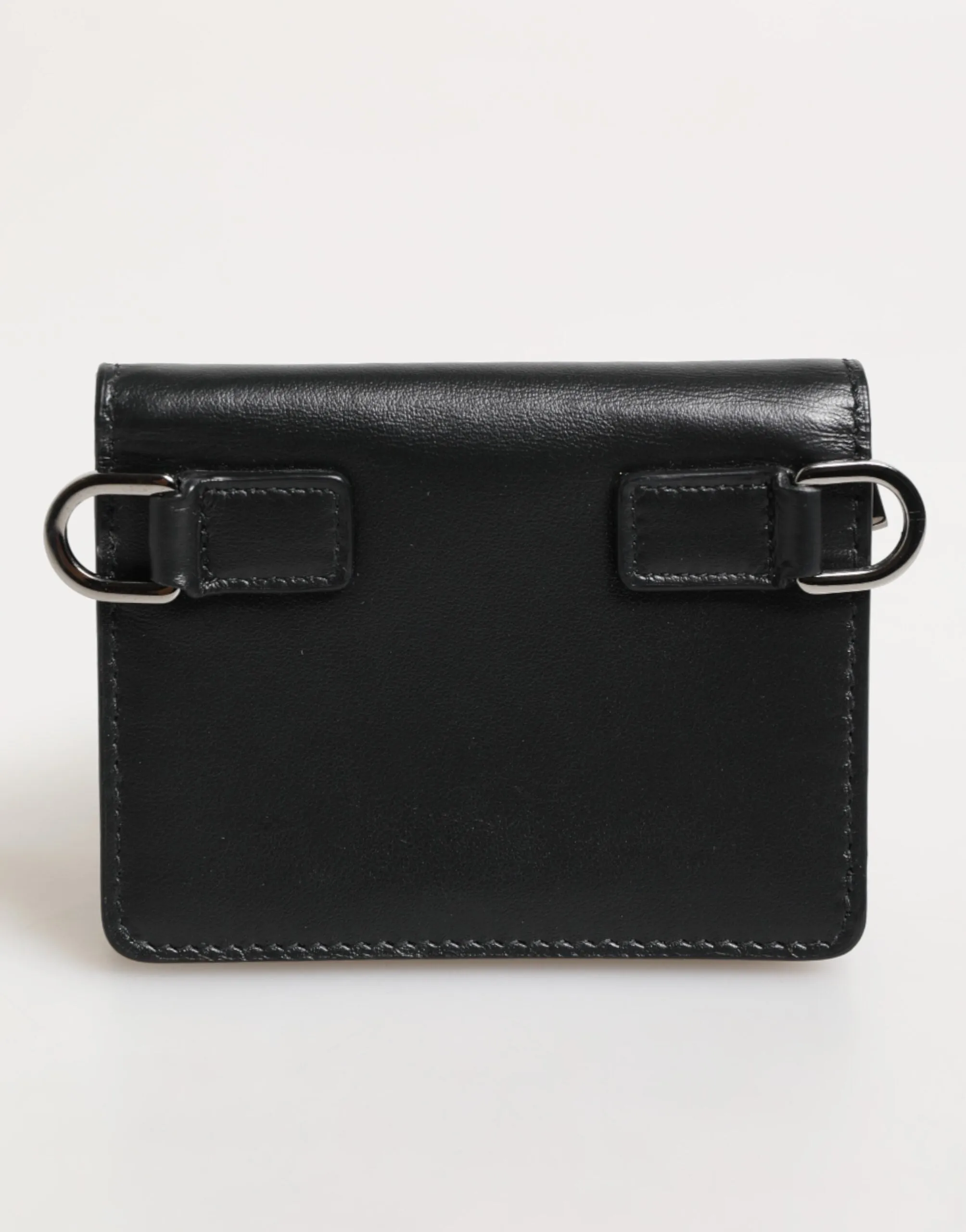 Dolce & Gabbana Black Leather DG Logo Bifold Card Holder Men Borse Wallet sold by Siebentaschen product image thumbnail 5