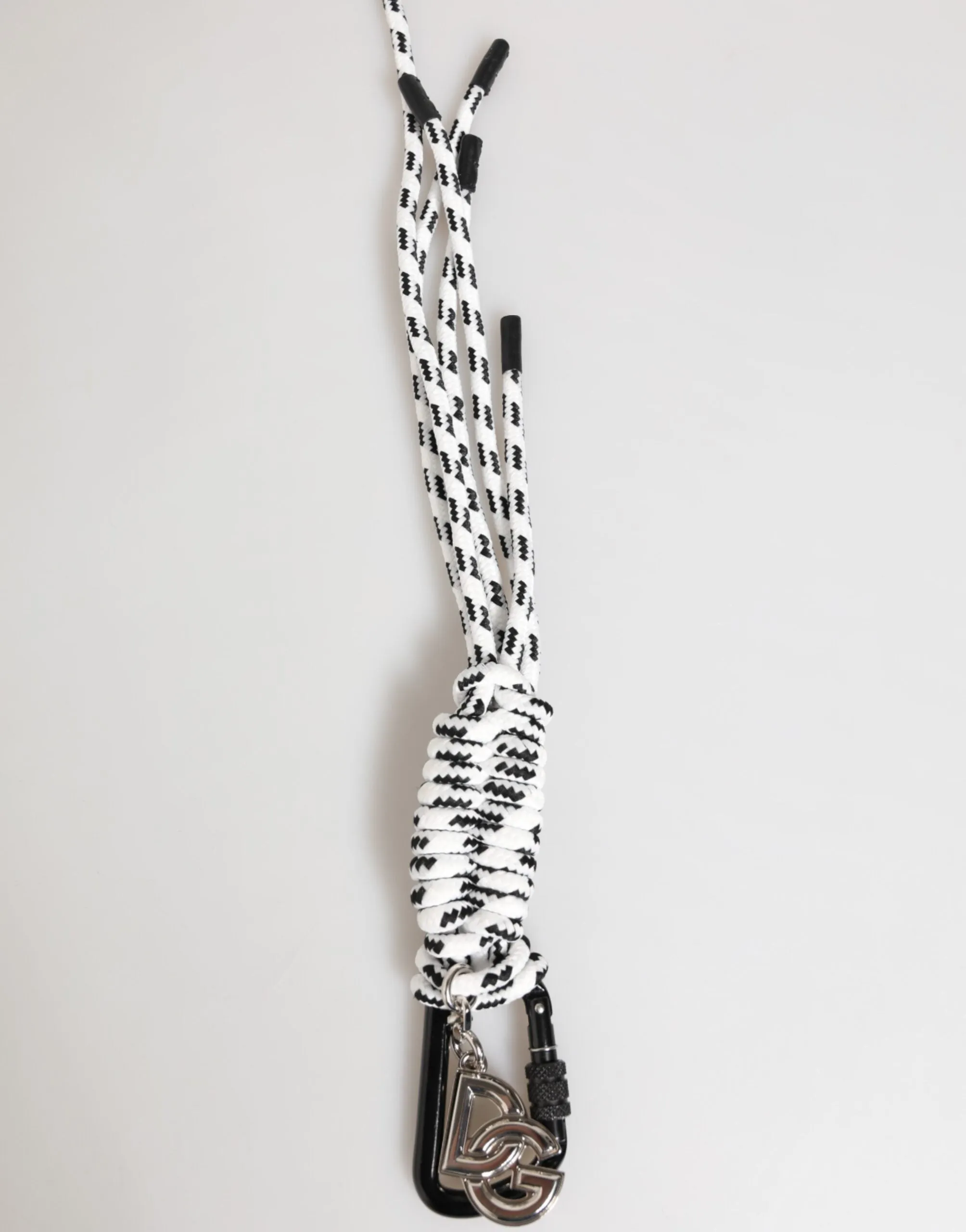 Dolce & Gabbana Multicolor Polyester Tape String DG Logo Keychain Keyring sold by Siebentaschen