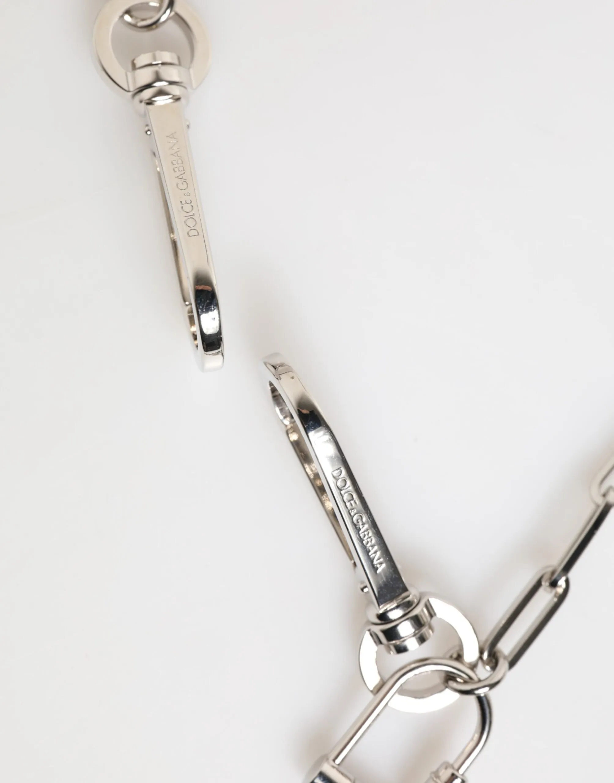 Dolce & Gabbana Silver Tone Metal Chain DG Logo Pendant Men Necklace sold by Siebentaschen product image thumbnail 5