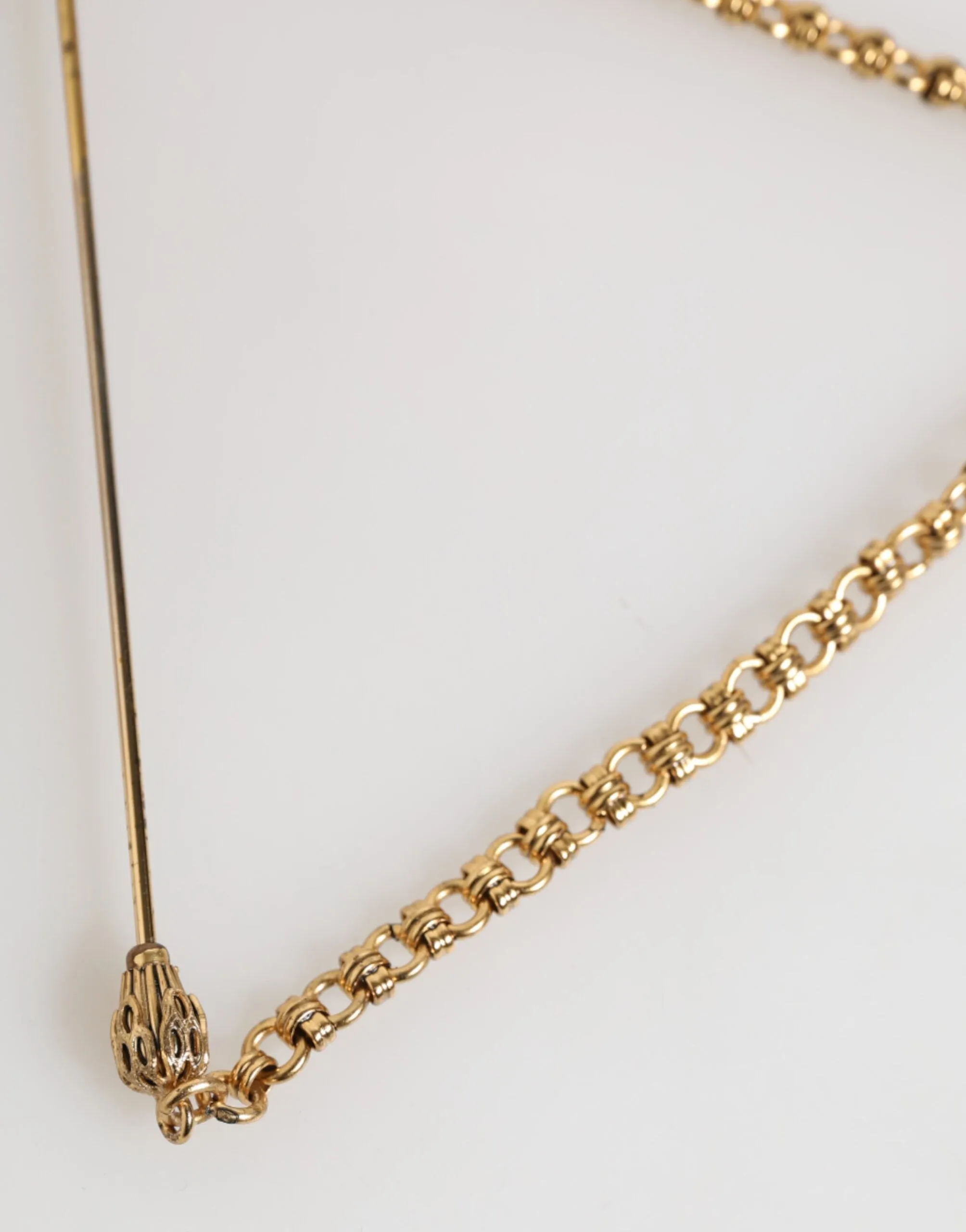 Dolce & Gabbana Lapel Pin Brass Copper Revolver Men Accessories Brooch sold by Siebentaschen product image thumbnail 4