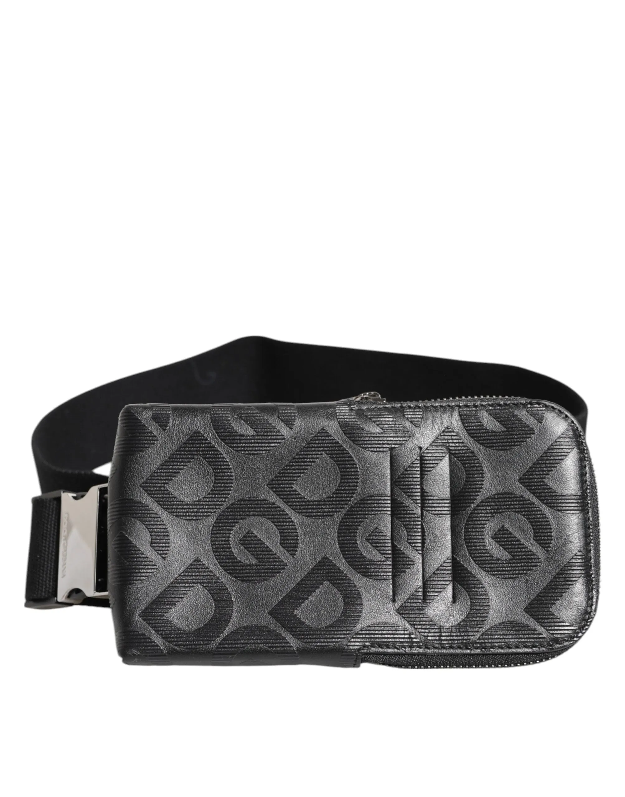 Dolce & Gabbana Gray DG Logo Mania Purse Phone Belt Waist Men Borse Bag sold by Siebentaschen product image thumbnail 2
