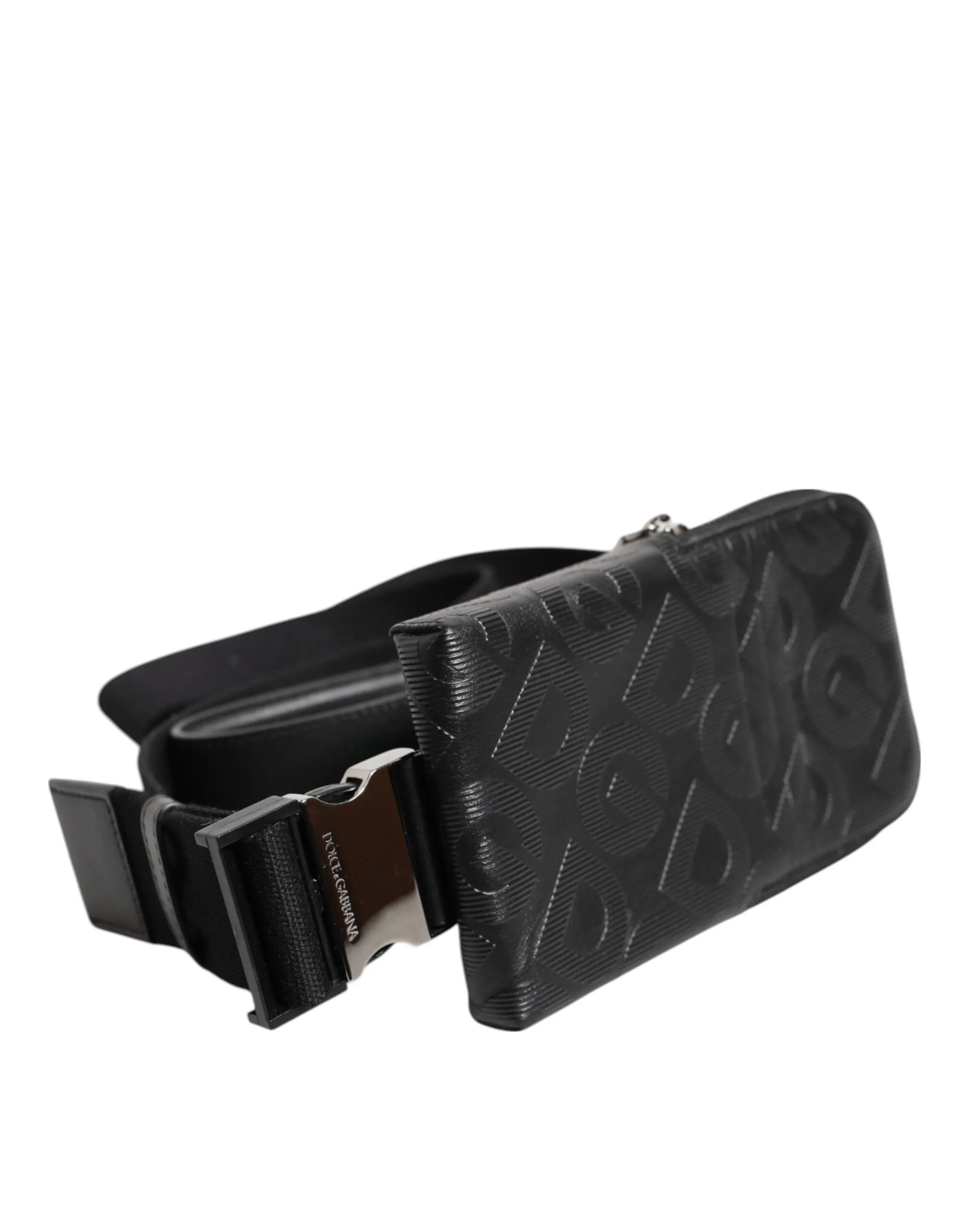 Dolce & Gabbana Gray DG Logo Mania Purse Phone Belt Waist Men Borse Bag sold by Siebentaschen product image thumbnail 4