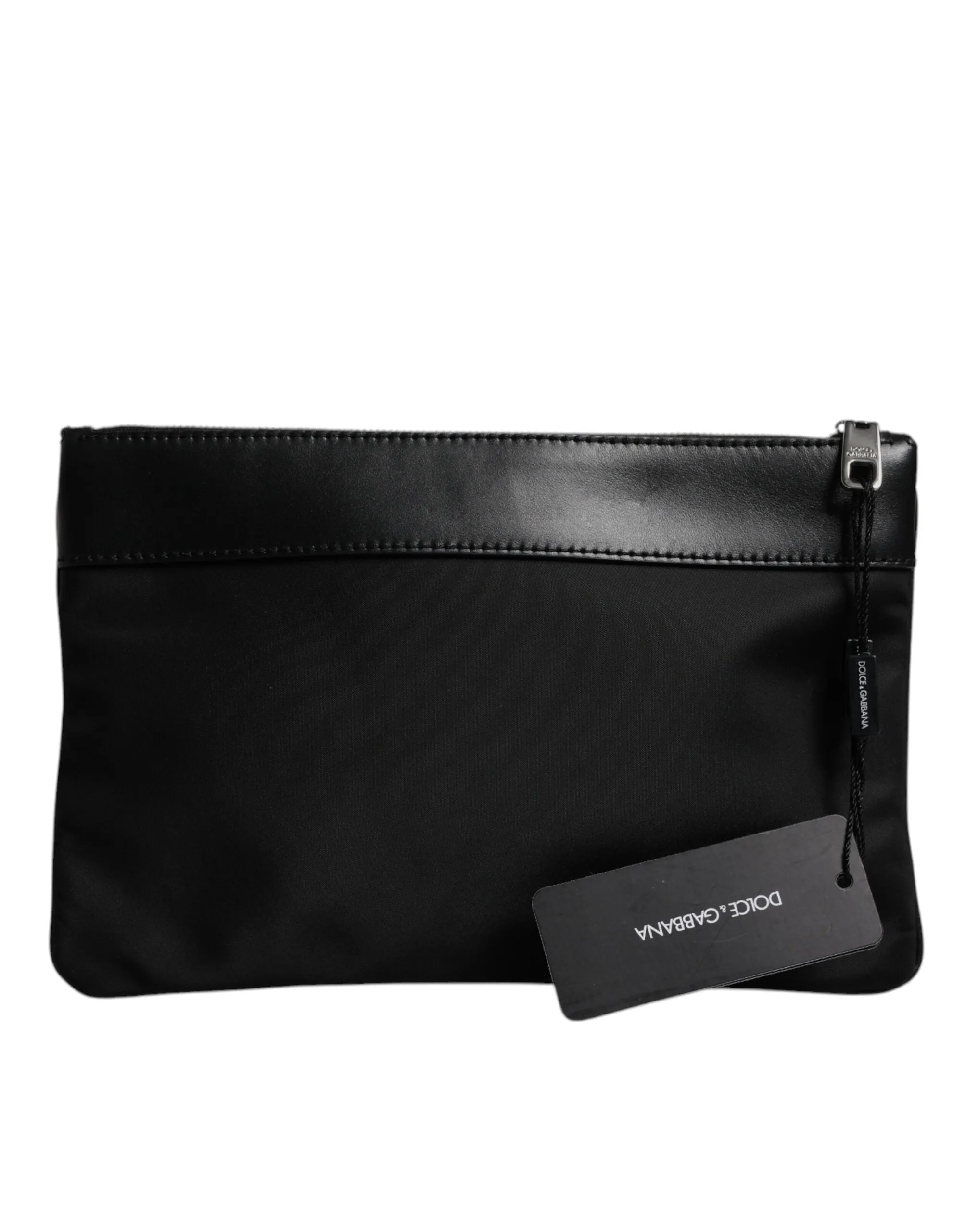 Dolce & Gabbana Multicolor Leopard Print Jacquard Logo Plaque Pouch Bag sold by Siebentaschen product image thumbnail 4