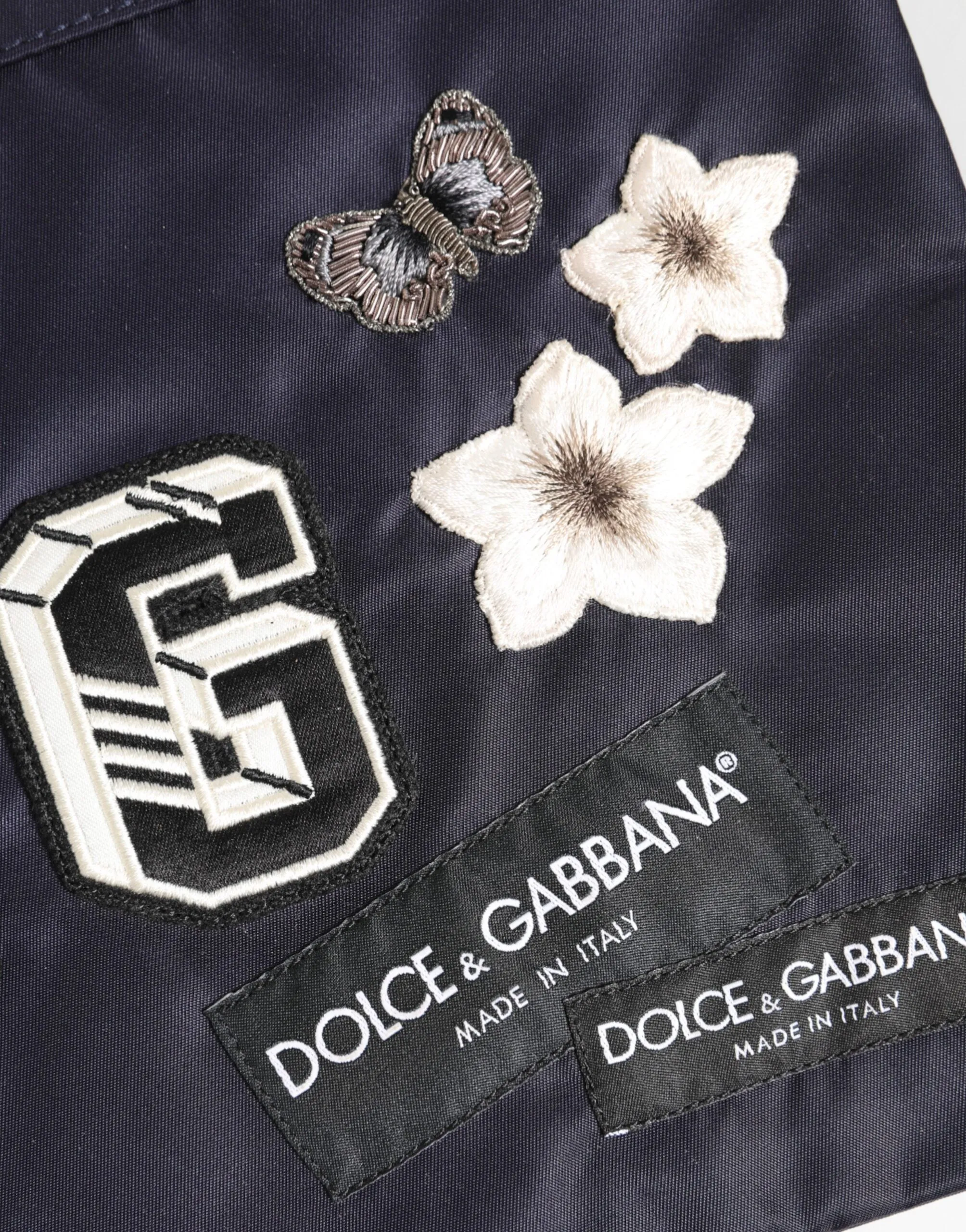 Dolce & Gabbana Blue DG Logo Patch Embellished Pouch Clutch Men Borse Bag sold by Siebentaschen product image thumbnail 4