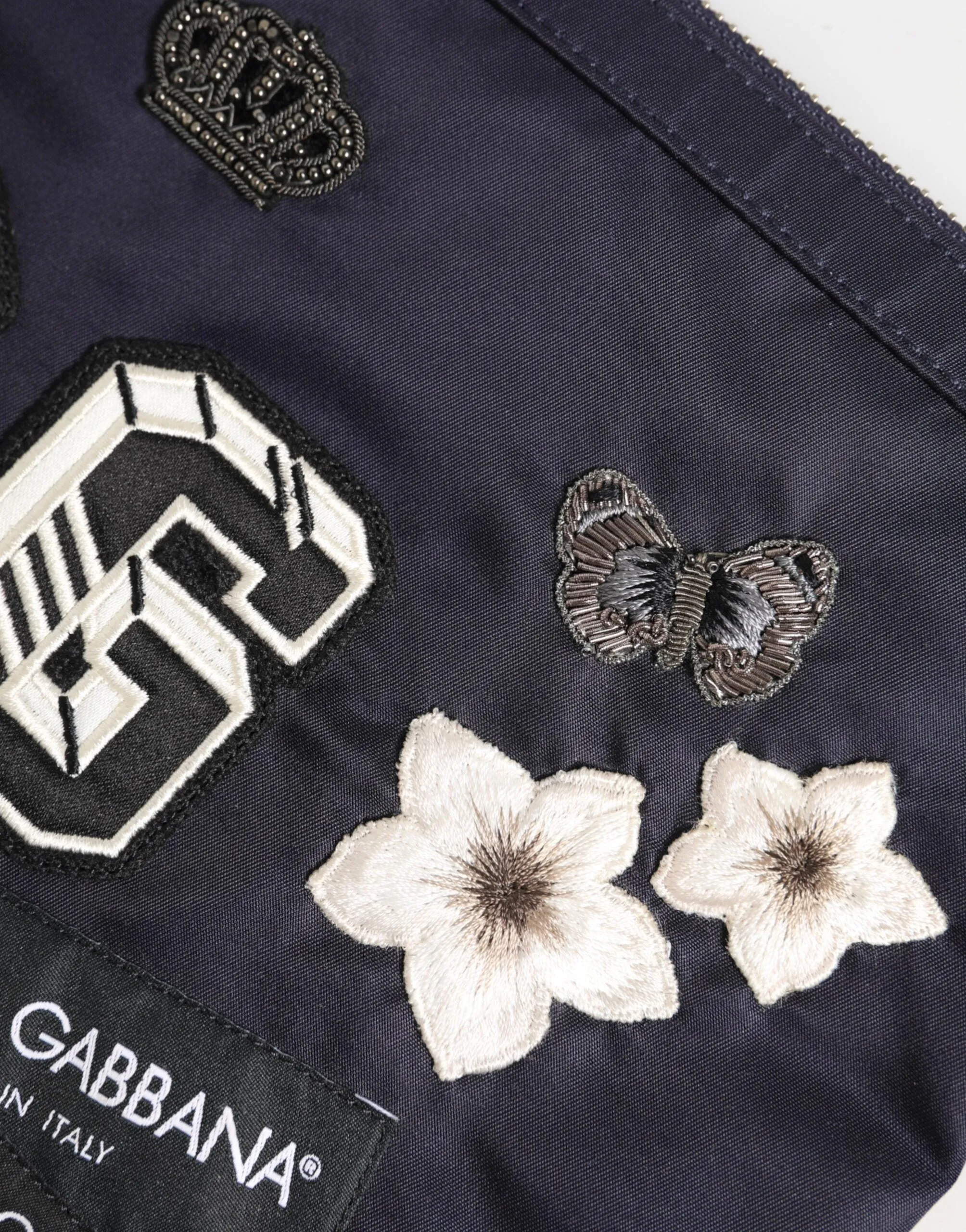 Dolce & Gabbana Blue DG Logo Patch Embellished Pouch Clutch Men Borse Bag sold by Siebentaschen product image thumbnail 5