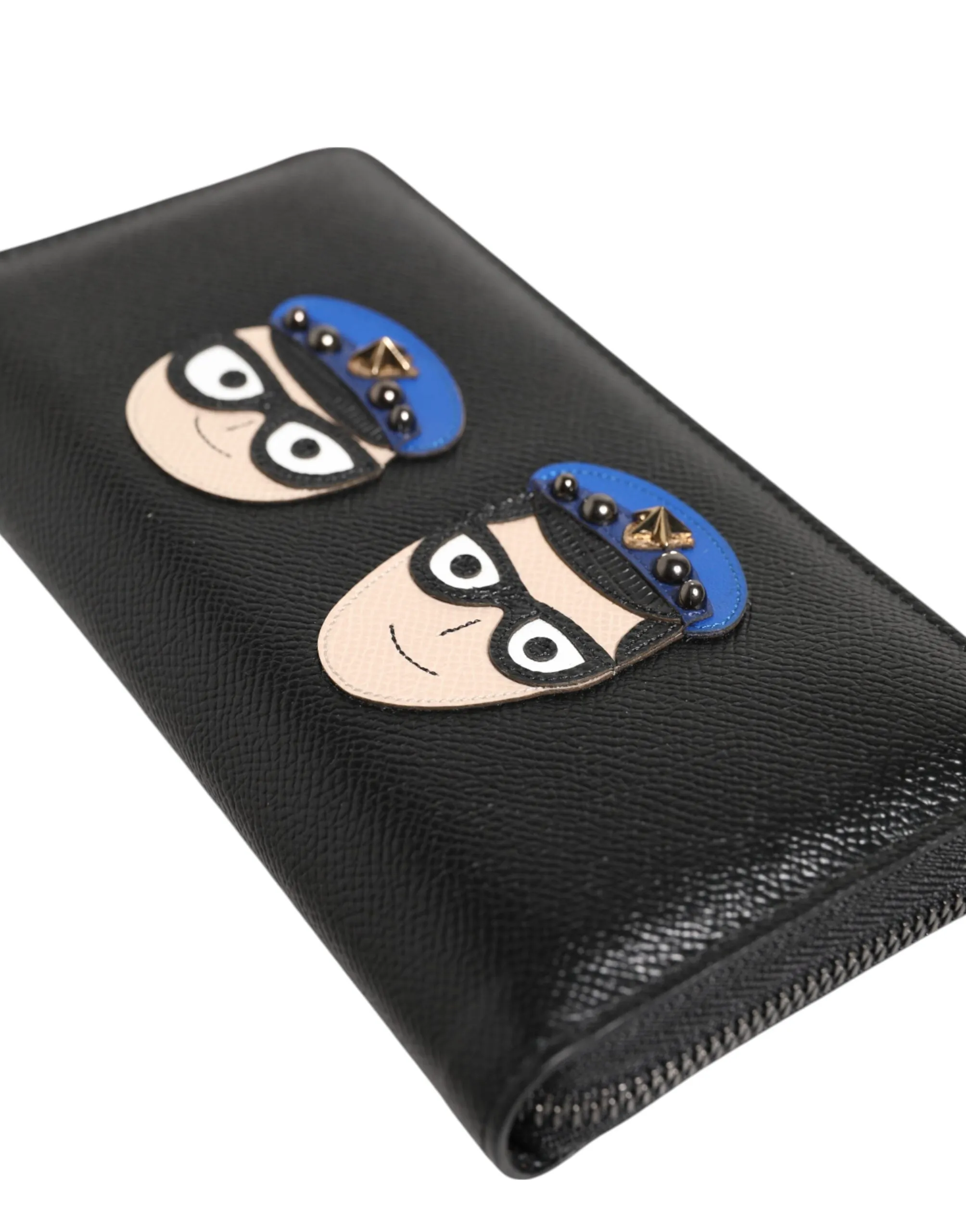 Dolce & Gabbana Black Leather #DGFAMILY Zipper Continental Mens Wallet sold by Siebentaschen product image thumbnail 5