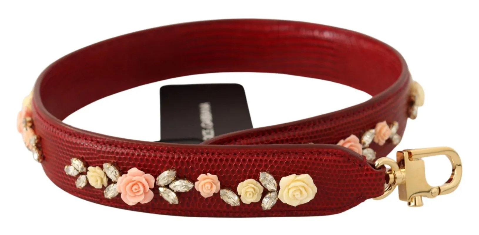 Dolce & Gabbana Floral Crystals Exotic Shoulder Strap Bag Accessory sold by Siebentaschen