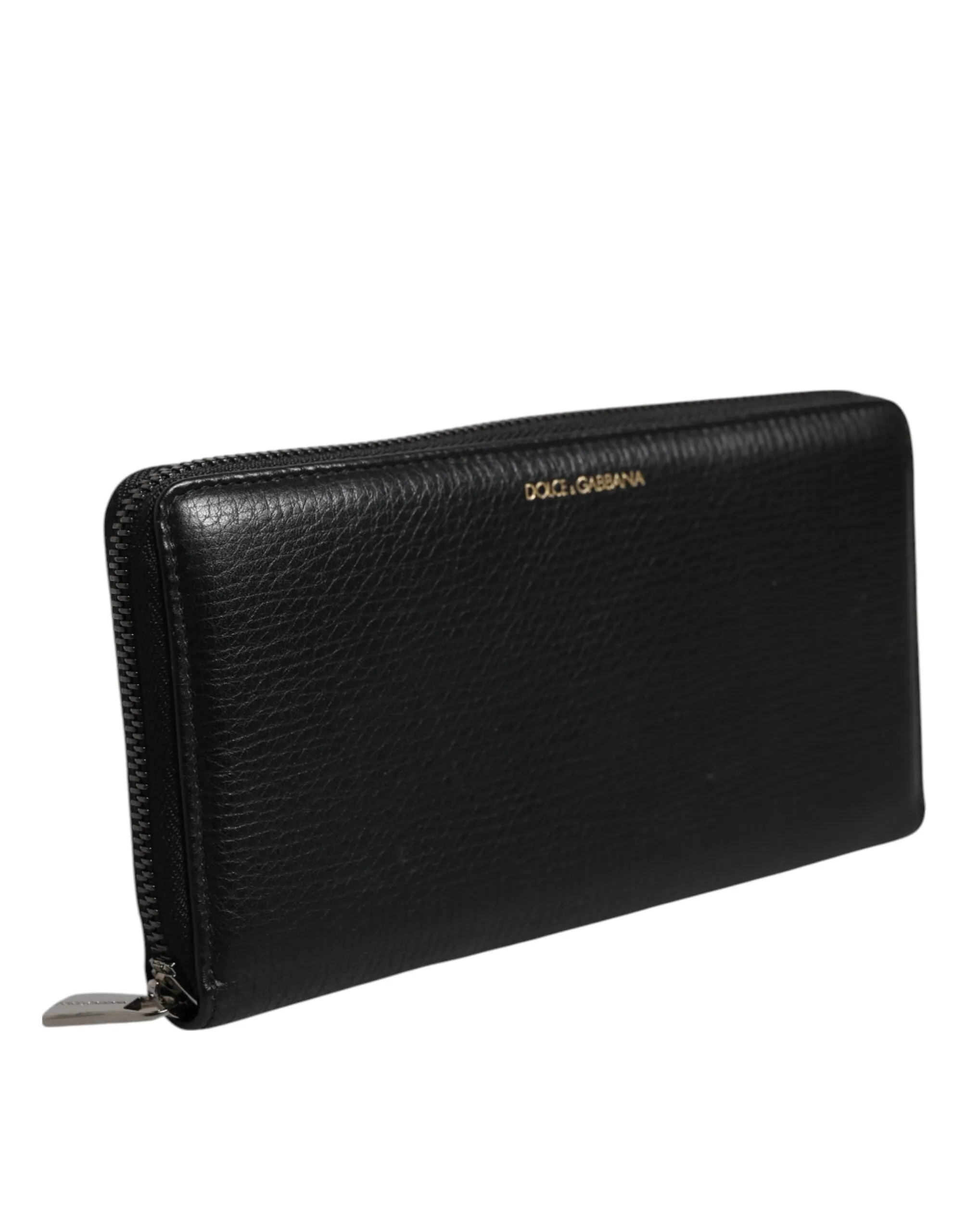 Dolce & Gabbana Black Calfskin Leather Logo Zip Around Continental Wallet sold by Siebentaschen product image thumbnail 3