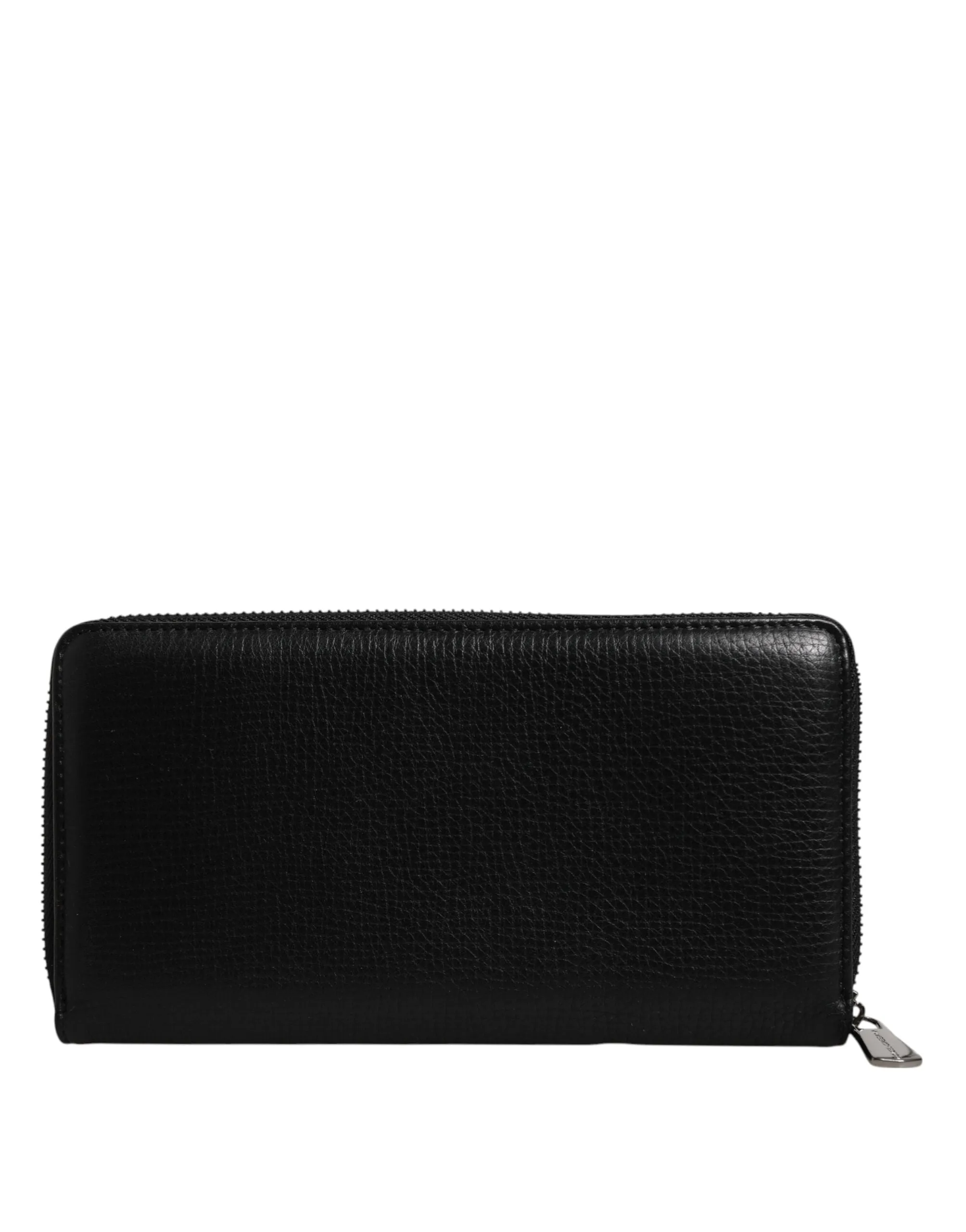 Dolce & Gabbana Black Calfskin Leather Logo Zip Around Continental Wallet sold by Siebentaschen product image thumbnail 4