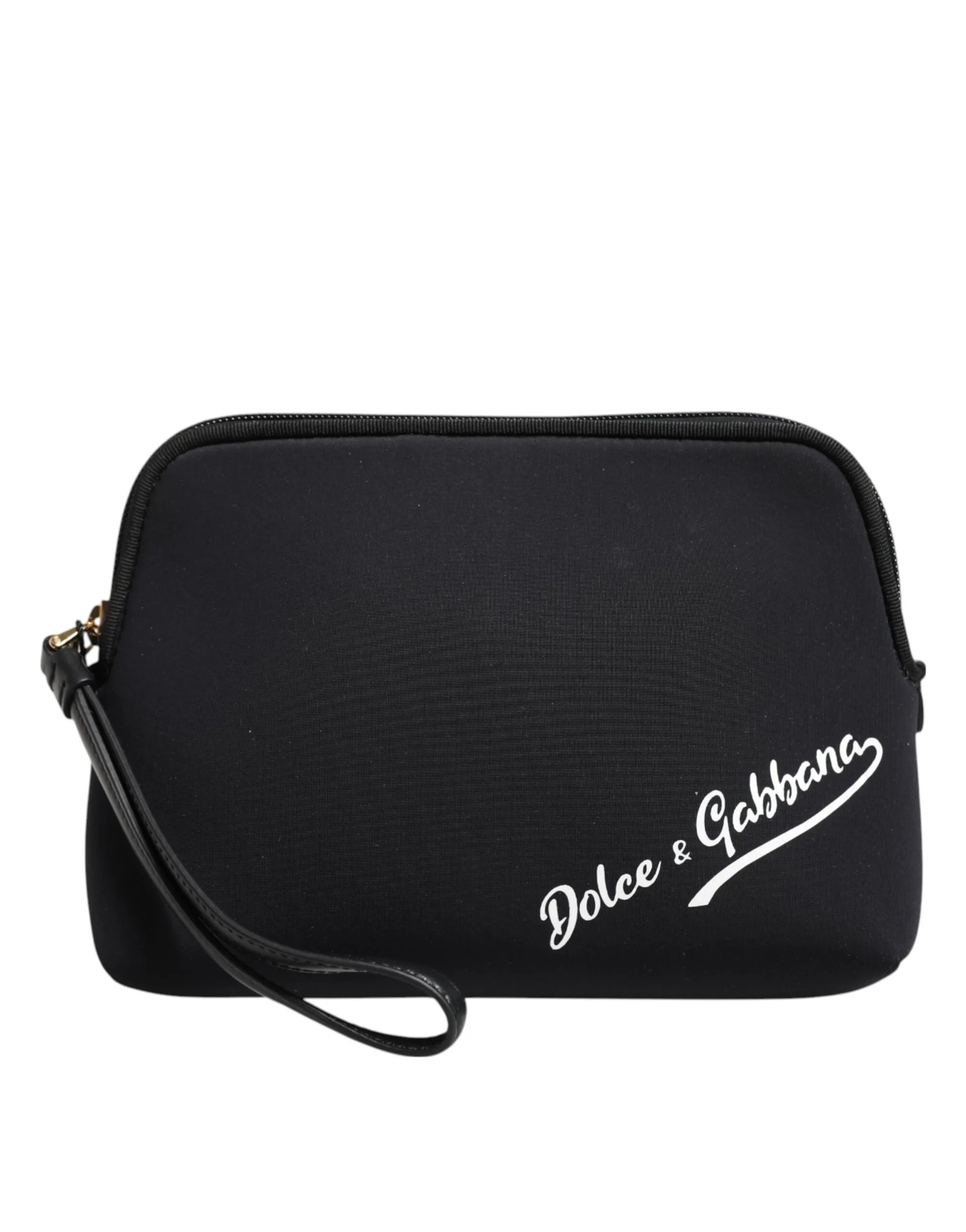 Dolce & Gabbana Black Solid Nylon DG LogoPrint Clutch Zip Borse Pouch Bag sold by Siebentaschen product image thumbnail 2