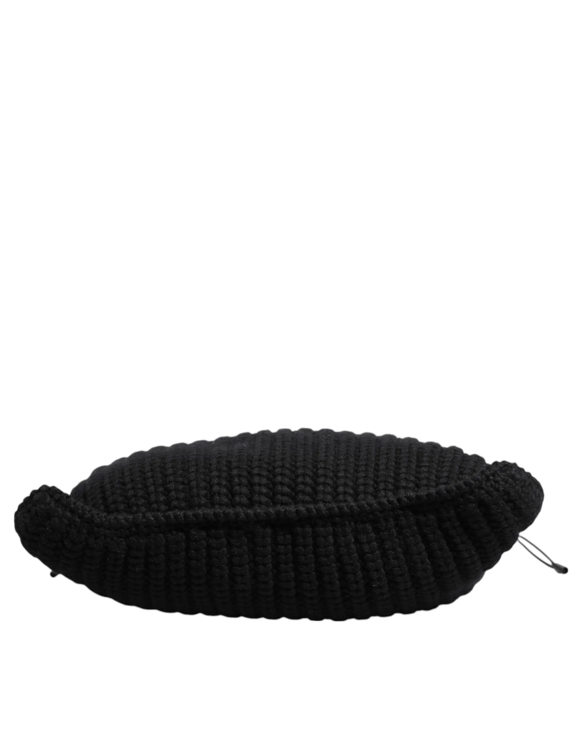 Dolce & Gabbana Black Cashmere Knitted Leather Shoulder Women Borse Bag sold by Siebentaschen product image thumbnail 5