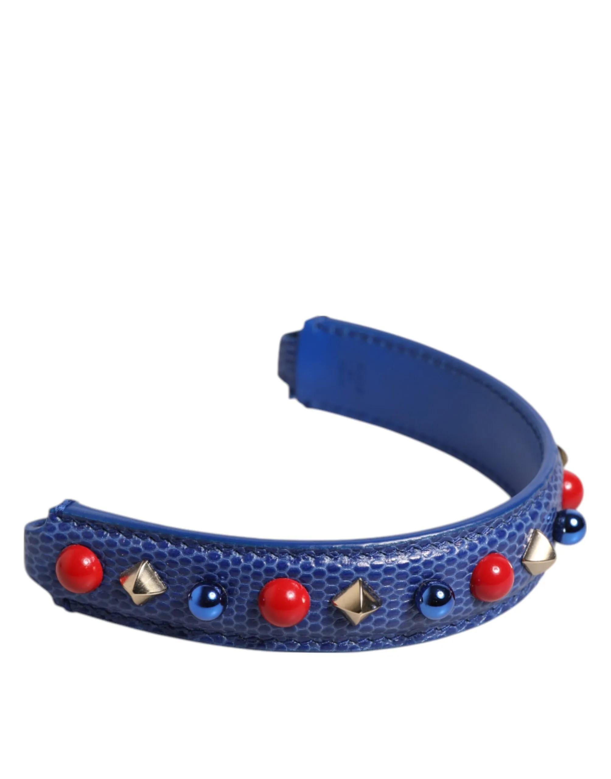 Dolce & Gabbana Blue Embellished Leather Bag Handle Women Shoulder Strap sold by Siebentaschen product image thumbnail 4