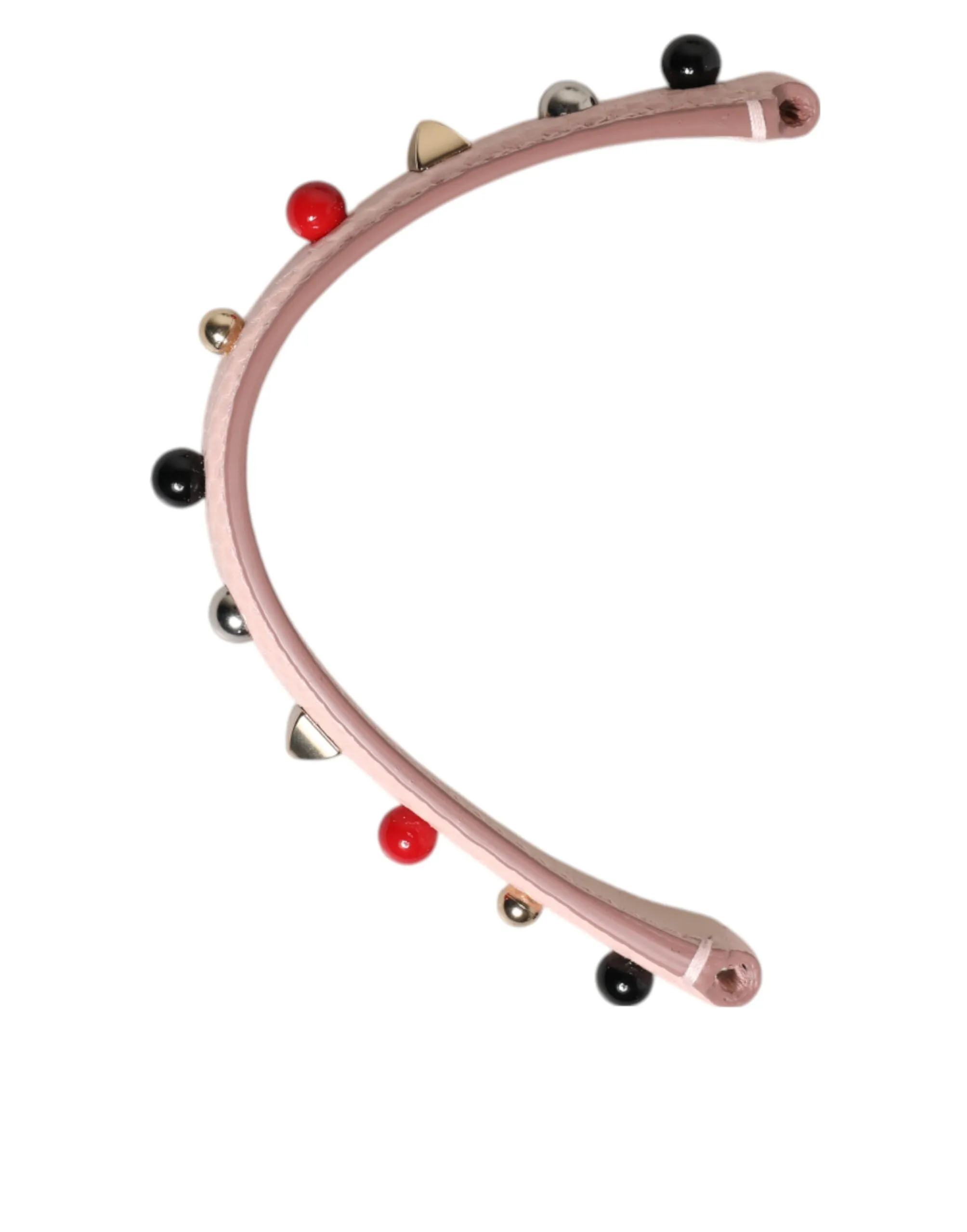 Dolce & Gabbana Light Pink Embellished Leather Bag Handle Shoulder Strap sold by Siebentaschen product image thumbnail 5