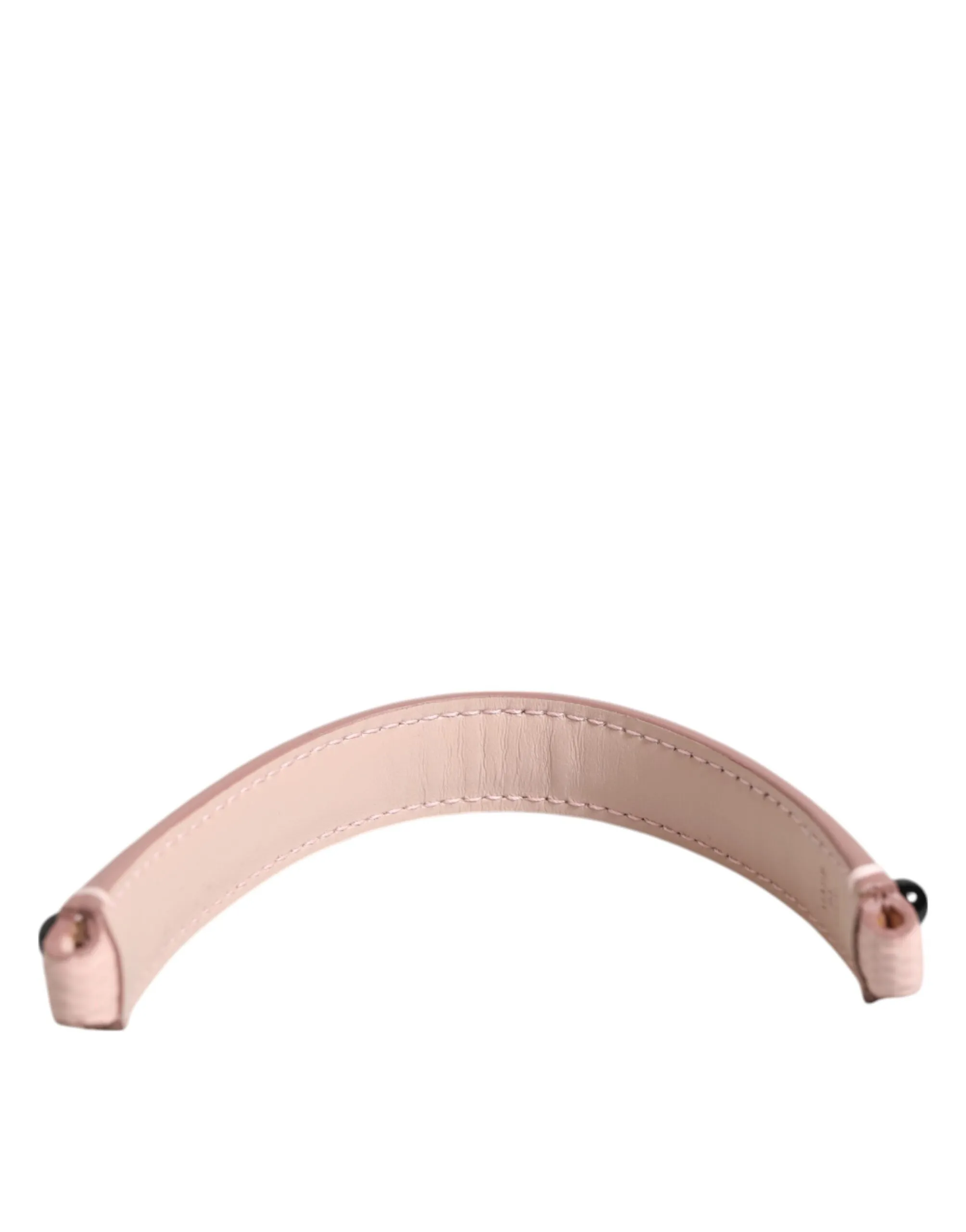 Dolce & Gabbana Light Pink Embellished Leather Bag Handle Shoulder Strap sold by Siebentaschen product image thumbnail 4