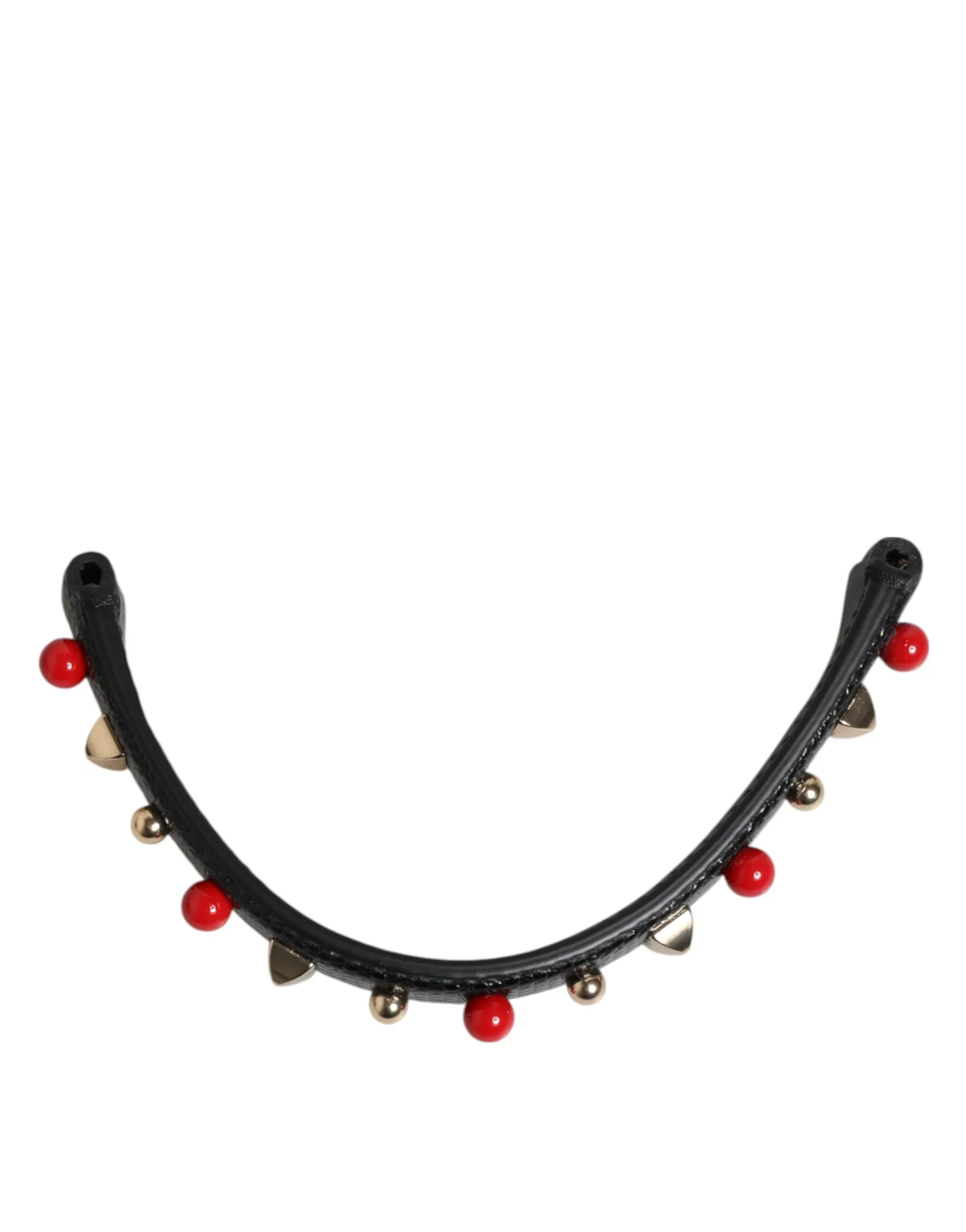 Dolce & Gabbana Black Embellished Leather Bag Handle Women Shoulder Strap sold by Siebentaschen product image thumbnail 3