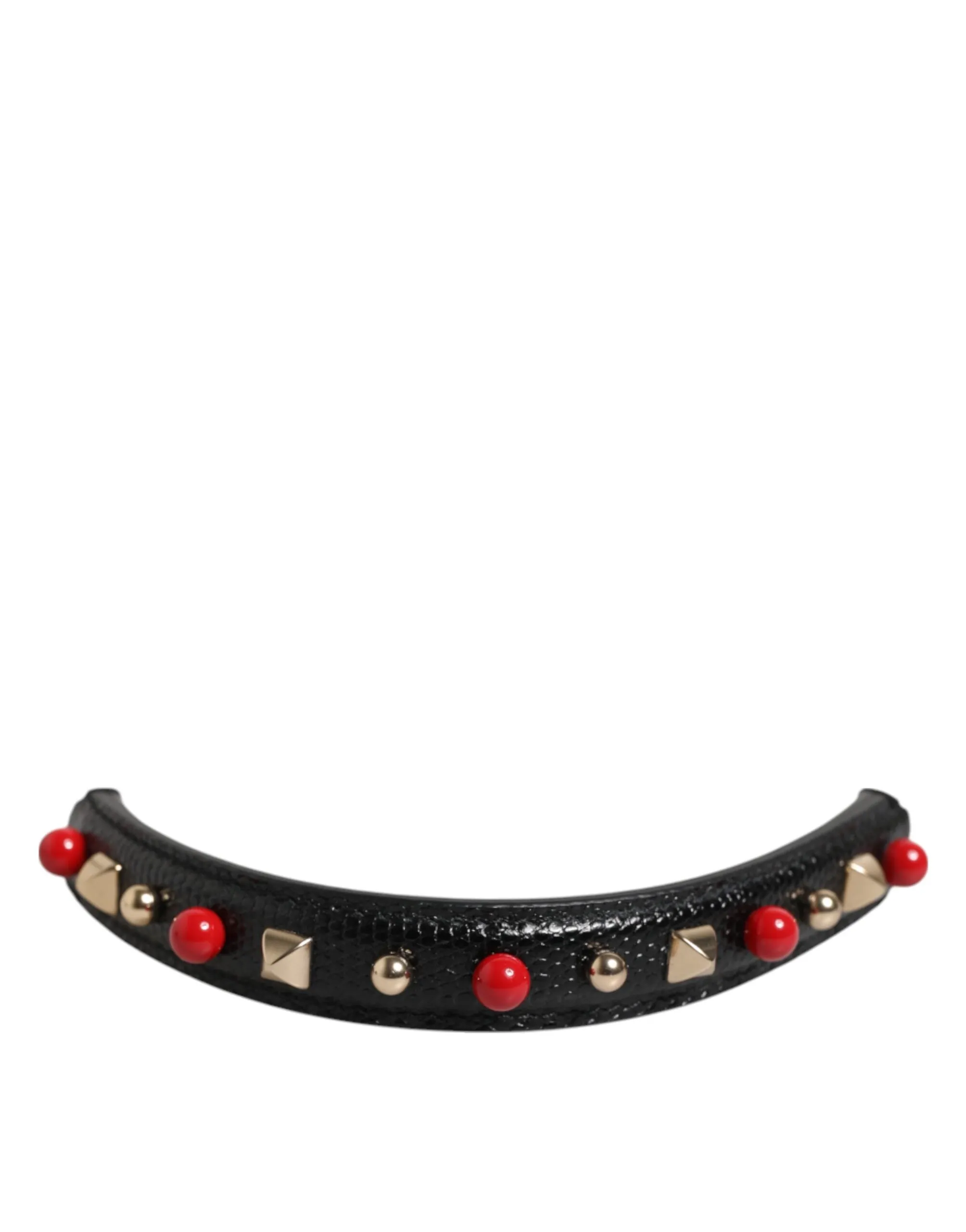 Dolce & Gabbana Black Embellished Leather Bag Handle Women Shoulder Strap sold by Siebentaschen product image thumbnail 2