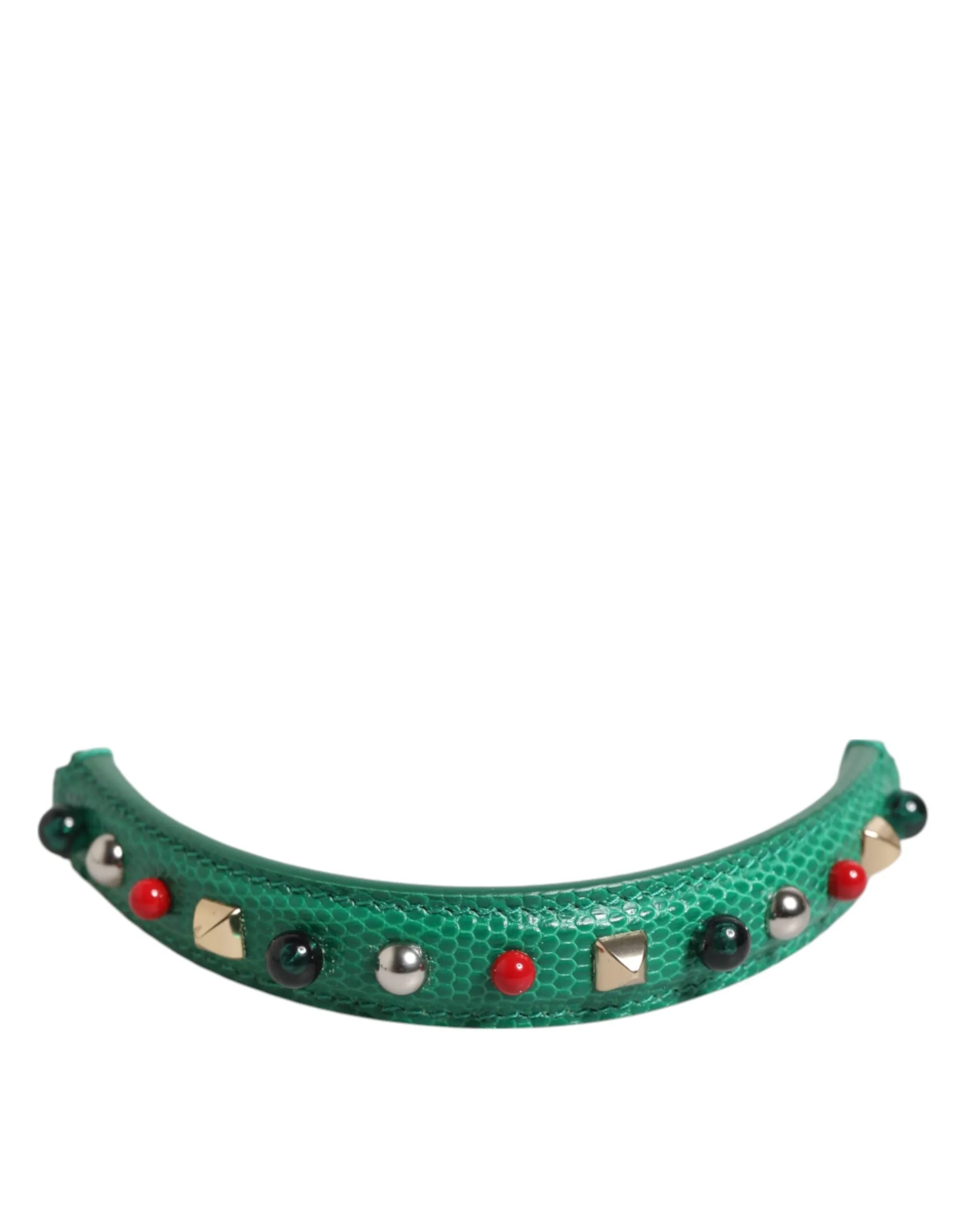 Dolce & Gabbana Green Embellished Leather Bag Handle Women Shoulder Strap sold by Siebentaschen product image thumbnail 2