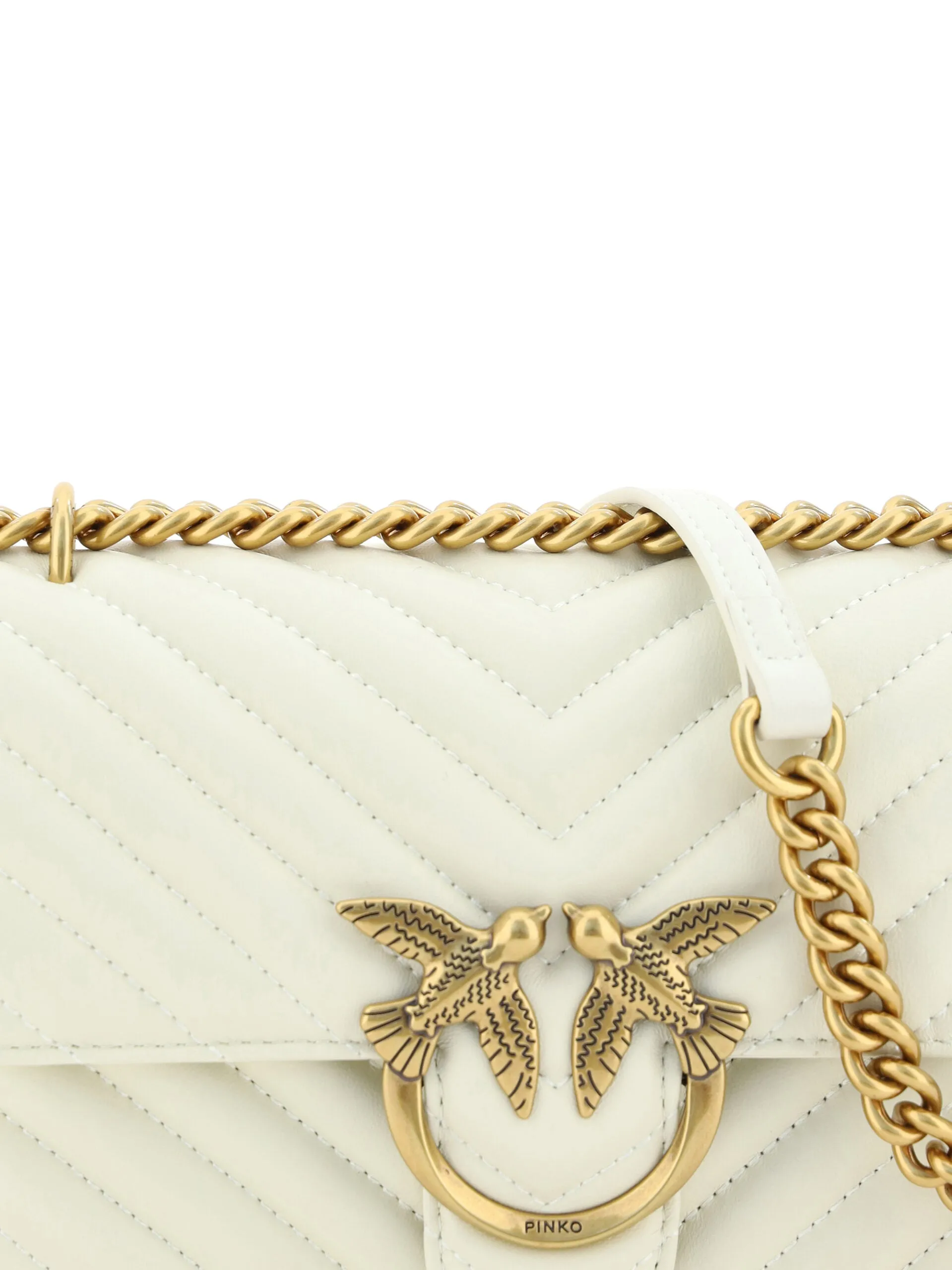 PINKO Elegant White Mini Love Shoulder Bag sold by Siebentaschen product image thumbnail 2
