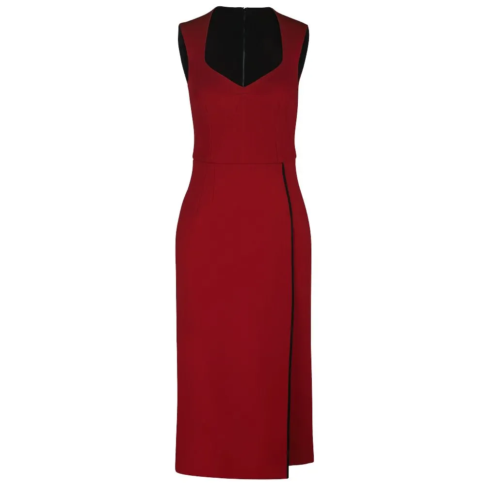 Dolce & Gabbana Red Viscose Dress sold by Siebentaschen