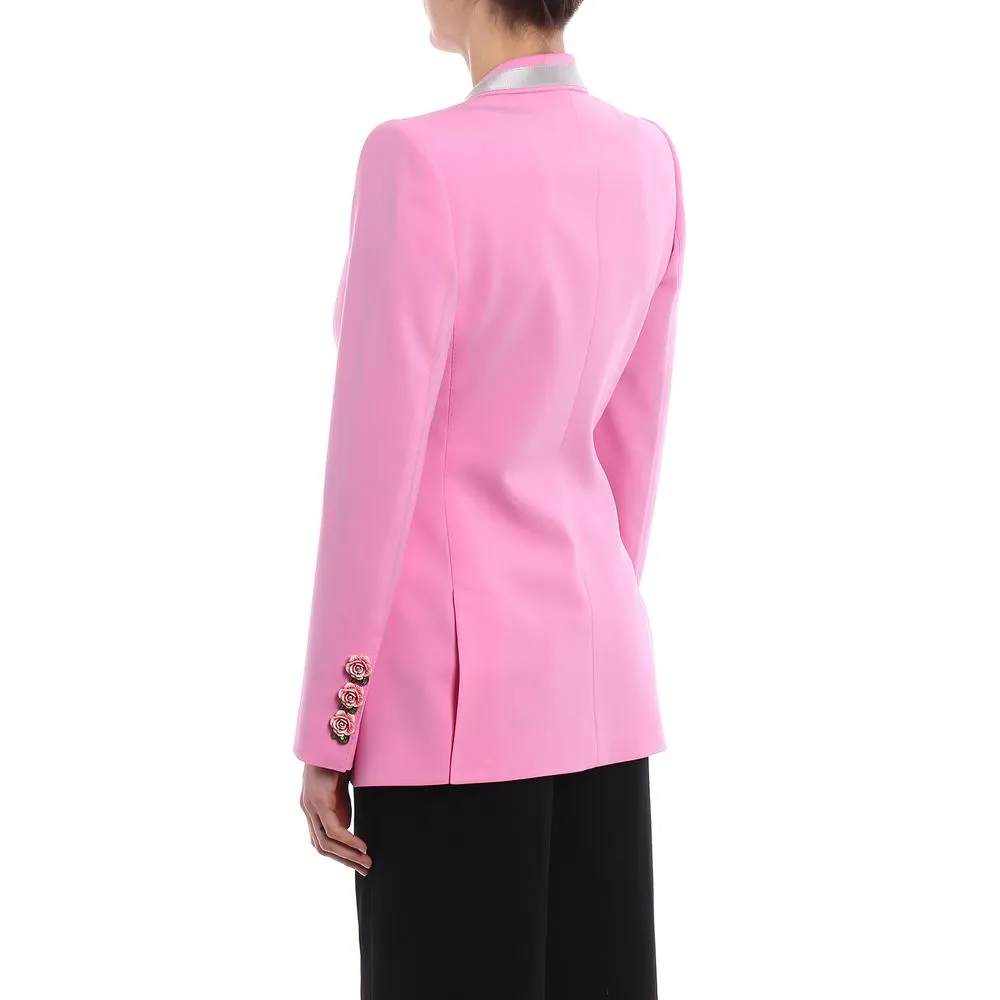 Dolce & Gabbana Pink Wool Jackets & Coat sold by Siebentaschen product image thumbnail 2