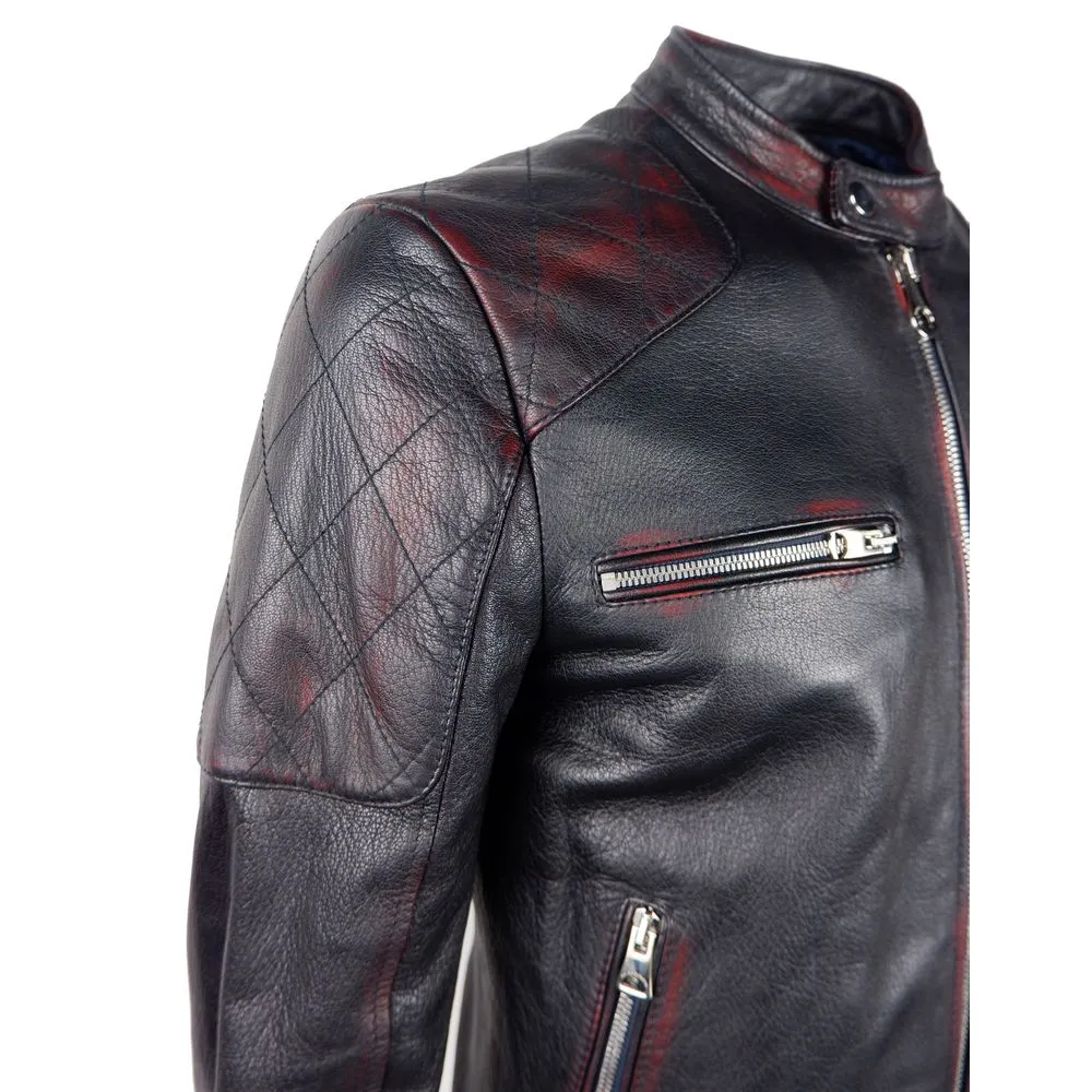 Dolce & Gabbana Black Goatskin Men Jacket sold by Siebentaschen product image thumbnail 3