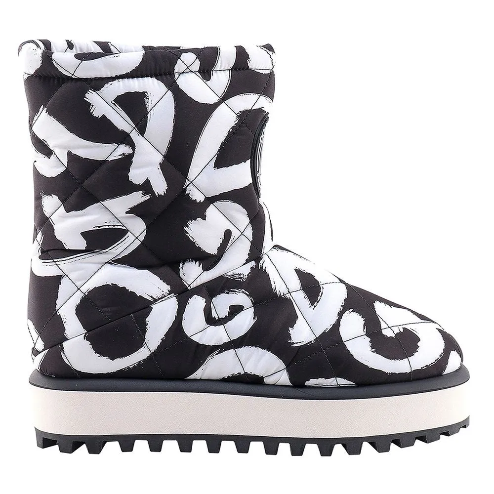 Dolce & Gabbana Black Nylon Men Boot sold by Siebentaschen