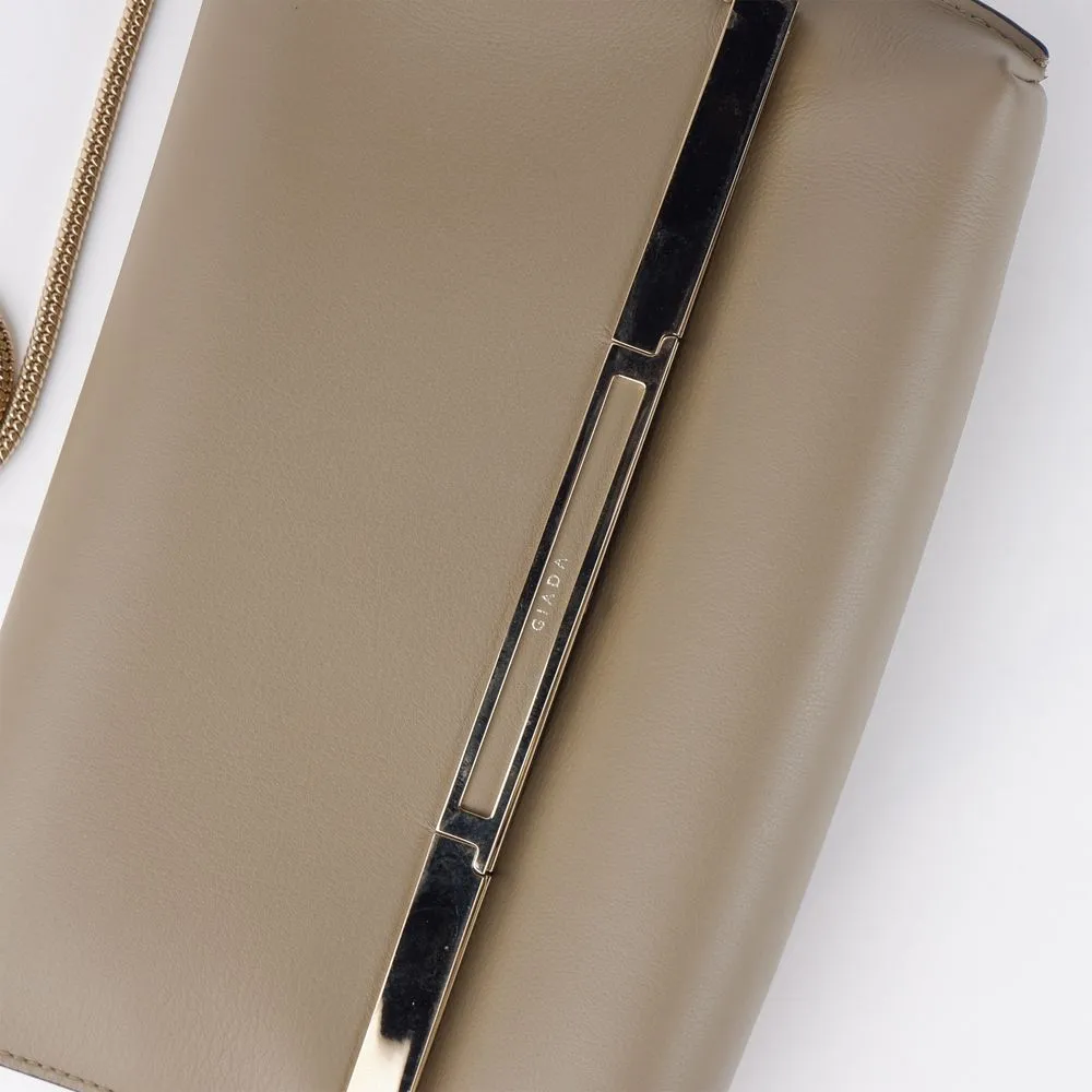 Giada Beige Leather Crossbody Bag sold by Siebentaschen product image thumbnail 4