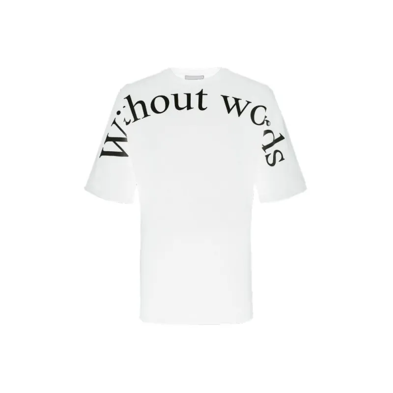 Diego Venturino White Cotton T-Shirt sold by Siebentaschen