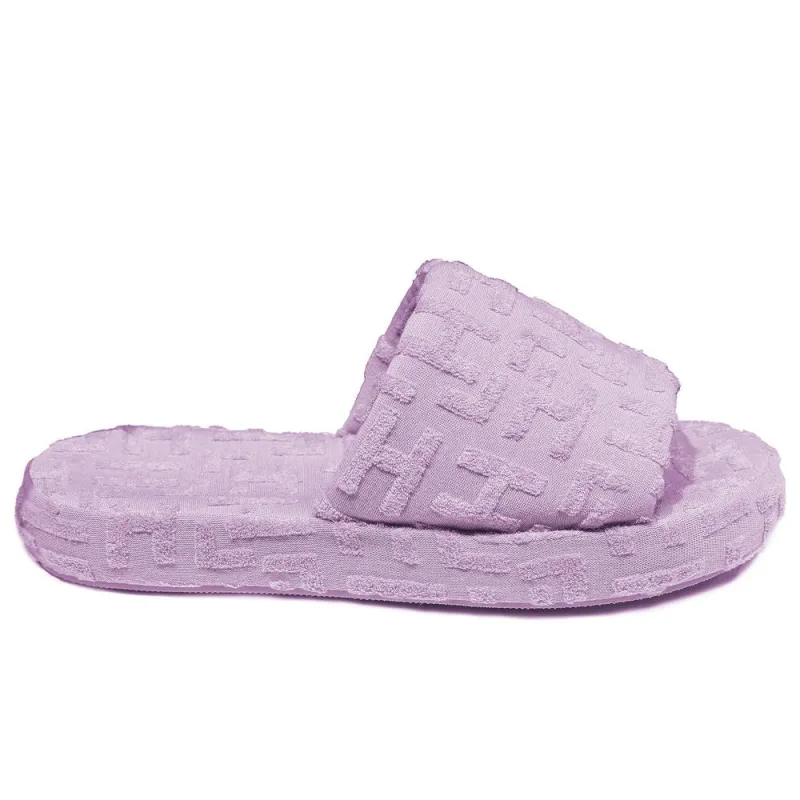 Hinnominate Purple Cotton Women Slipper sold by Siebentaschen