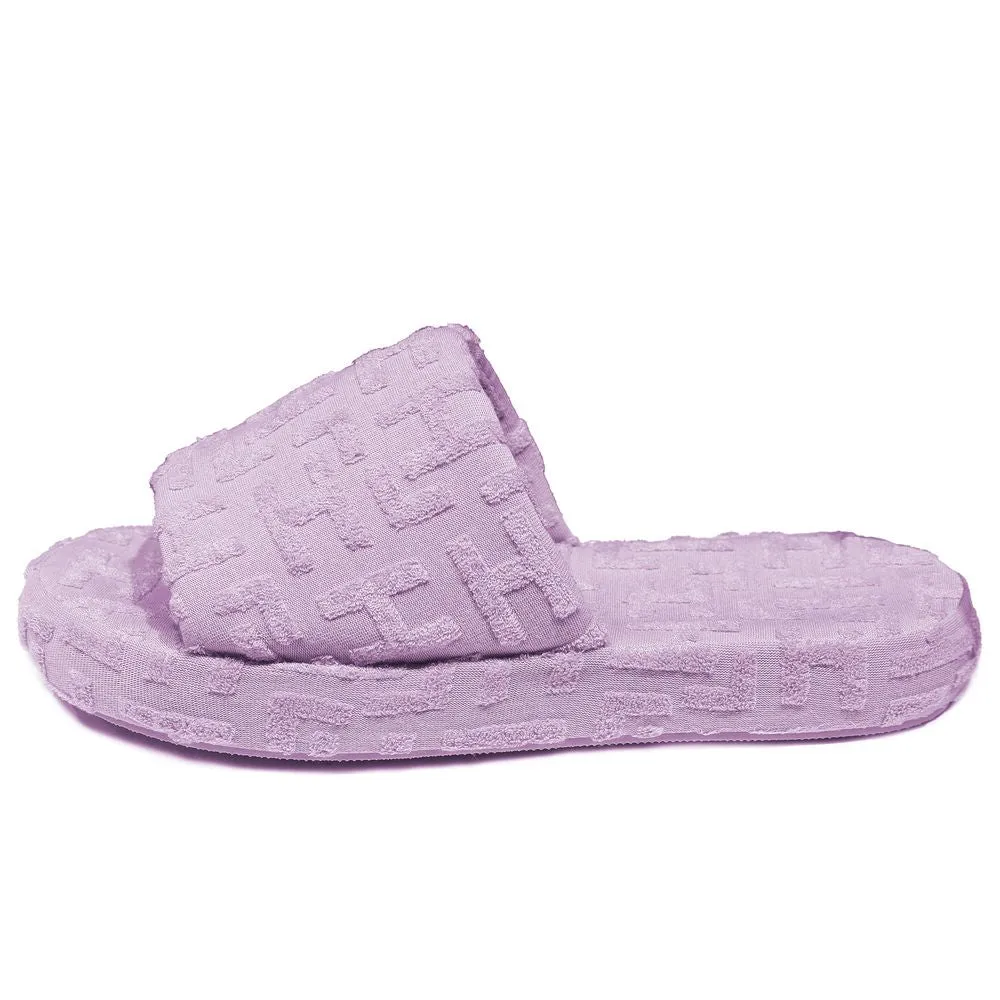 Hinnominate Purple Cotton Women Slipper sold by Siebentaschen product image thumbnail 2