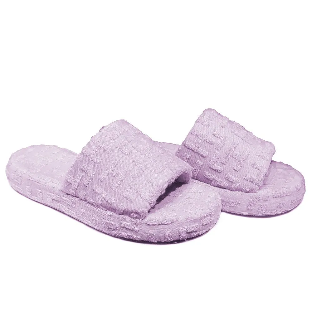 Hinnominate Purple Cotton Women Slipper sold by Siebentaschen product image thumbnail 3