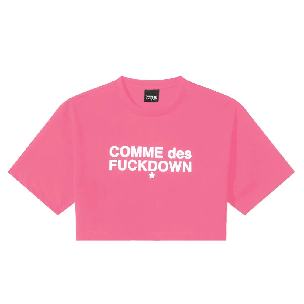 Comme Des Fuckdown Fuchsia Cotton Women T-Shirt sold by Siebentaschen