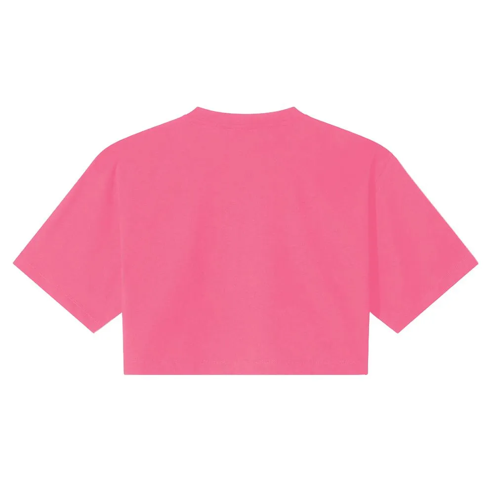 Comme Des Fuckdown Fuchsia Cotton Women T-Shirt sold by Siebentaschen product image thumbnail 2