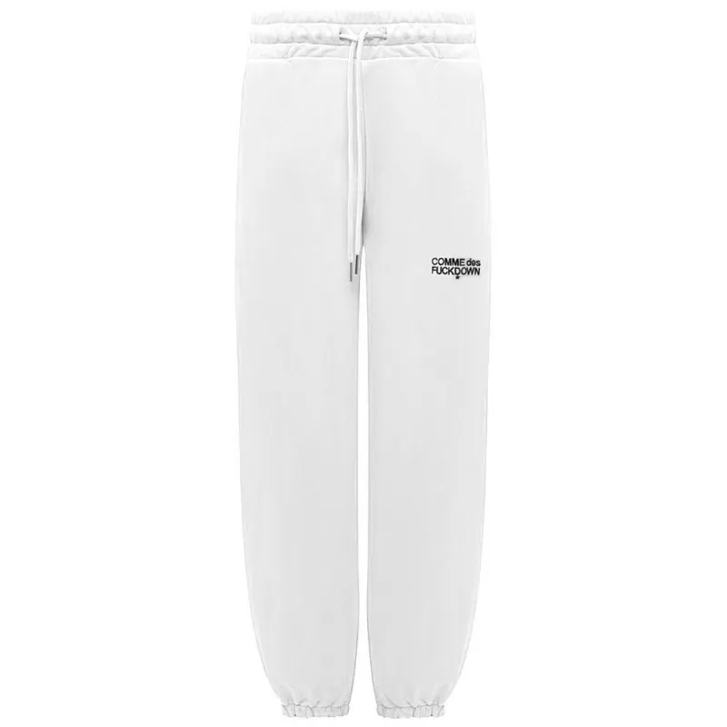 Comme Des Fuckdown White Cotton Women Sweatpant sold by Siebentaschen