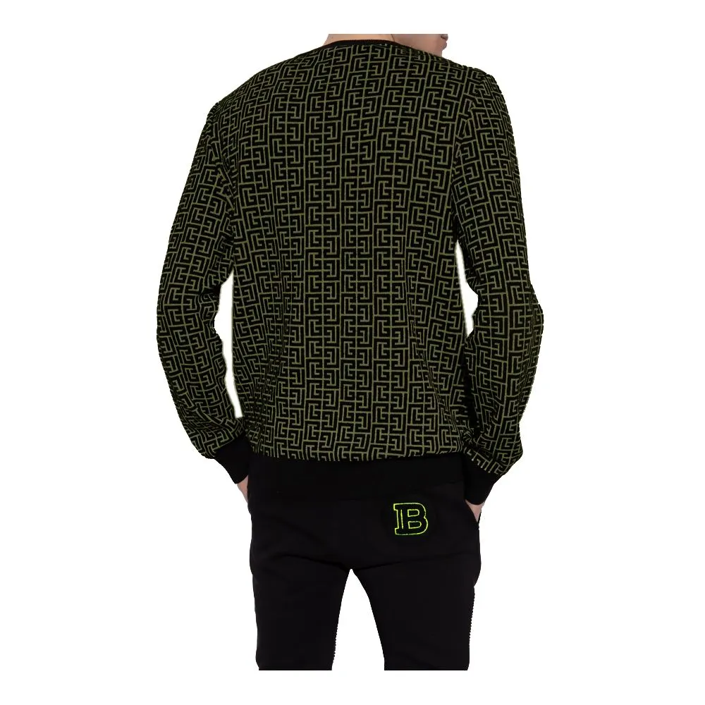 Balmain Green Wool Sweater sold by Siebentaschen product image thumbnail 2