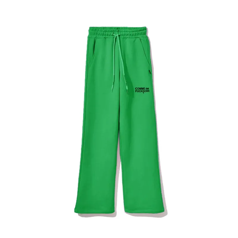 Comme Des Fuckdown Green Cotton Women Palazzo Pants sold by Siebentaschen