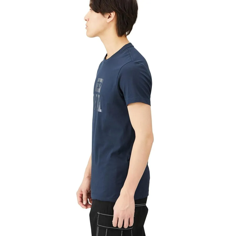 Diesel Blue Cotton T-Shirt sold by Siebentaschen product image thumbnail 4