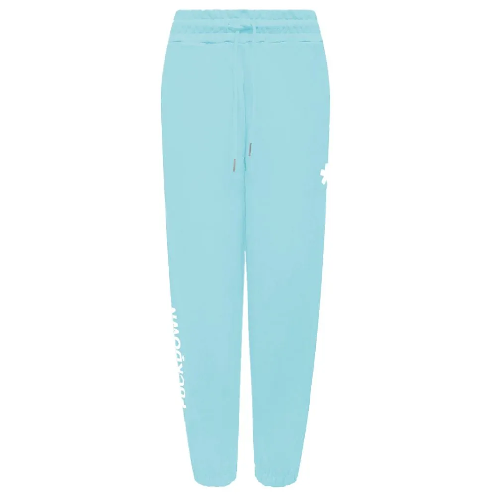 Comme Des Fuckdown Blue Cotton Women Sweatpant sold by Siebentaschen